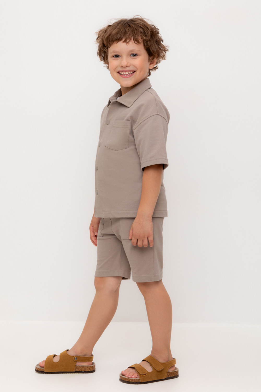 Шорты для мальчика, артикул: КР 400814, цвет: коричневый, фото 3