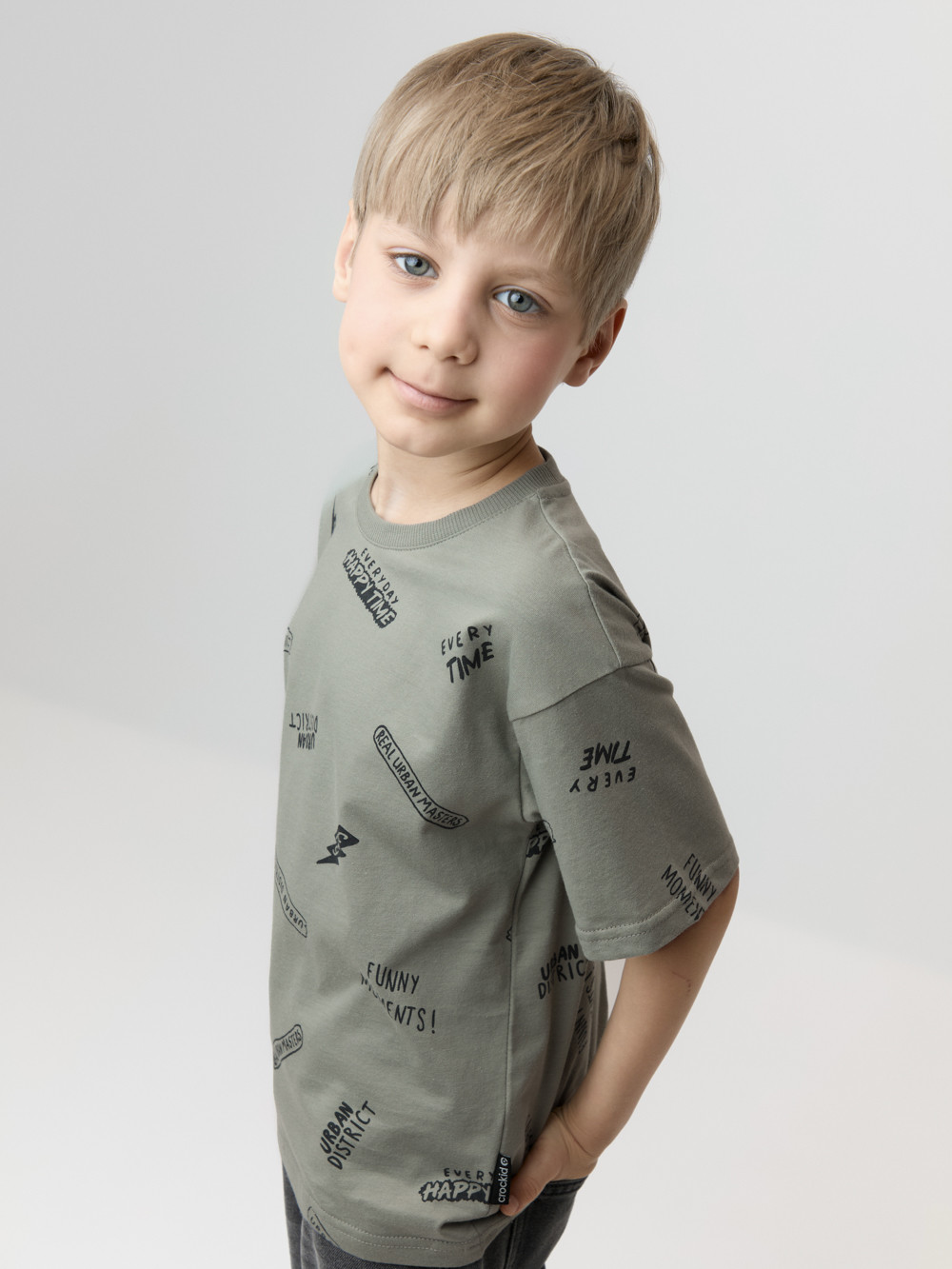 Футболка для мальчика, артикул: КР 302979, цвет: хаки, фото 3