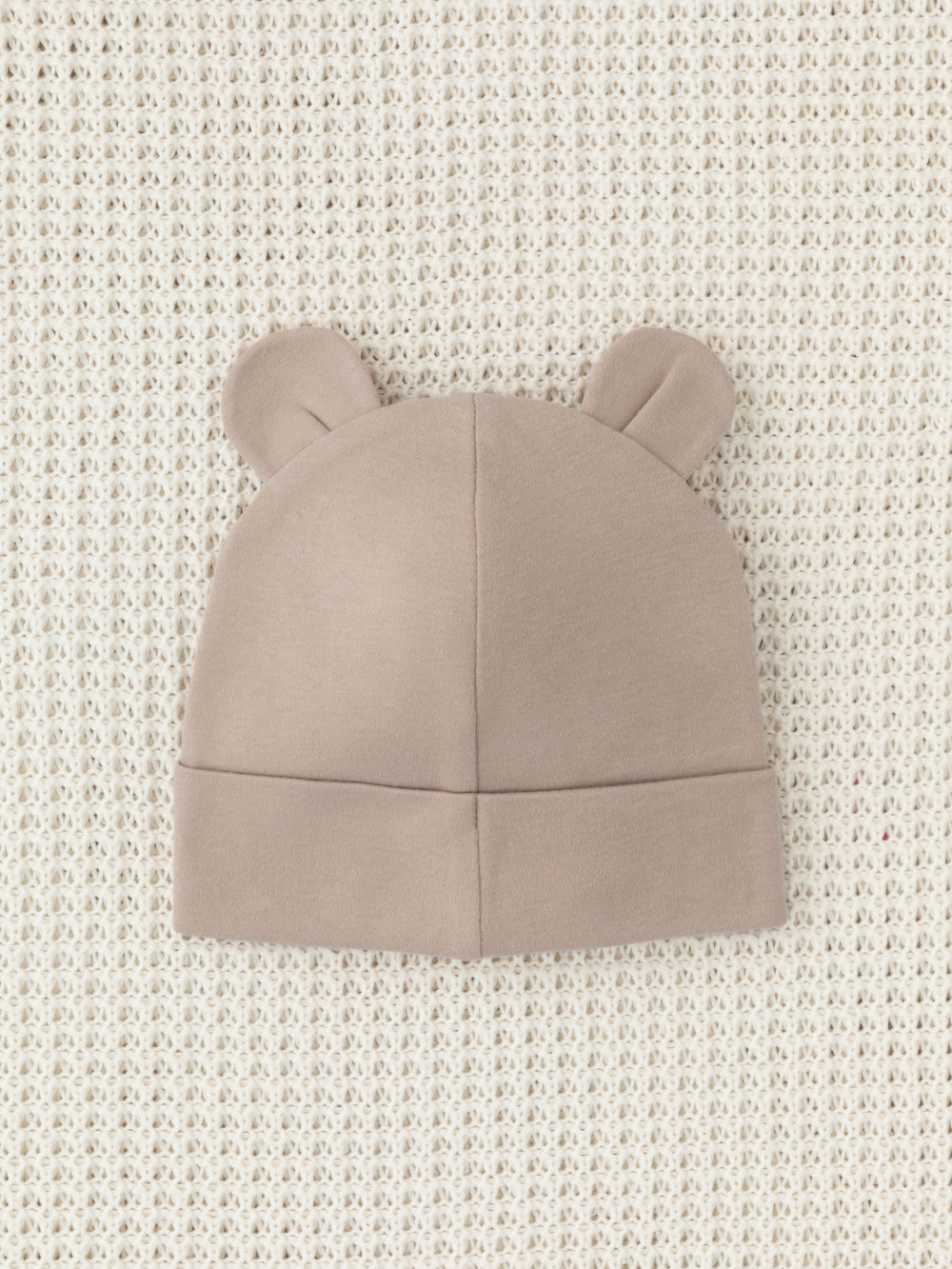 Шапочка ясельная для новорожденных, артикул: К 8093, цвет: коричневый, фото 3