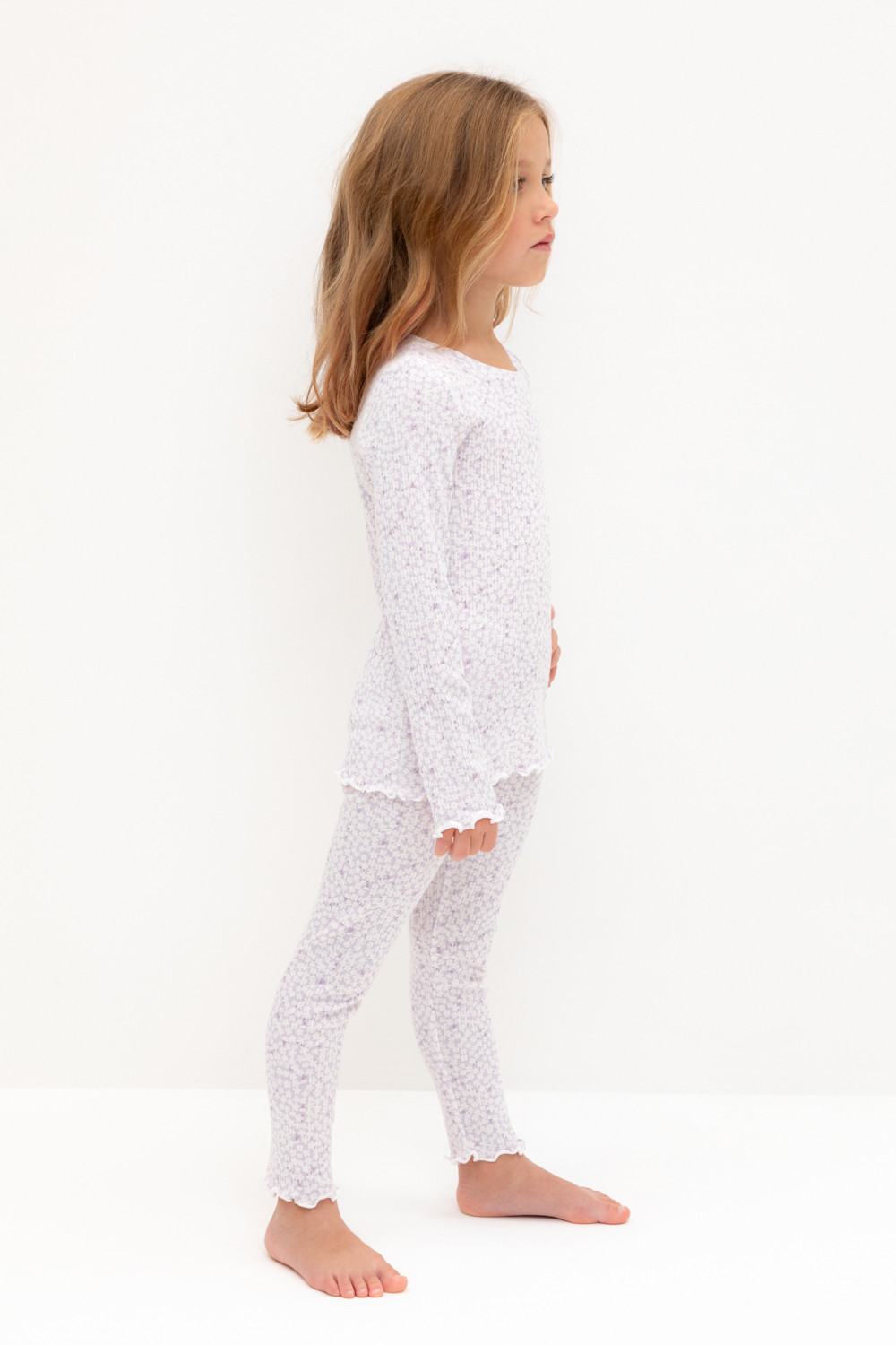 Пижама для девочки, артикул: К 1618, цвет: фиолетовый, фото 3