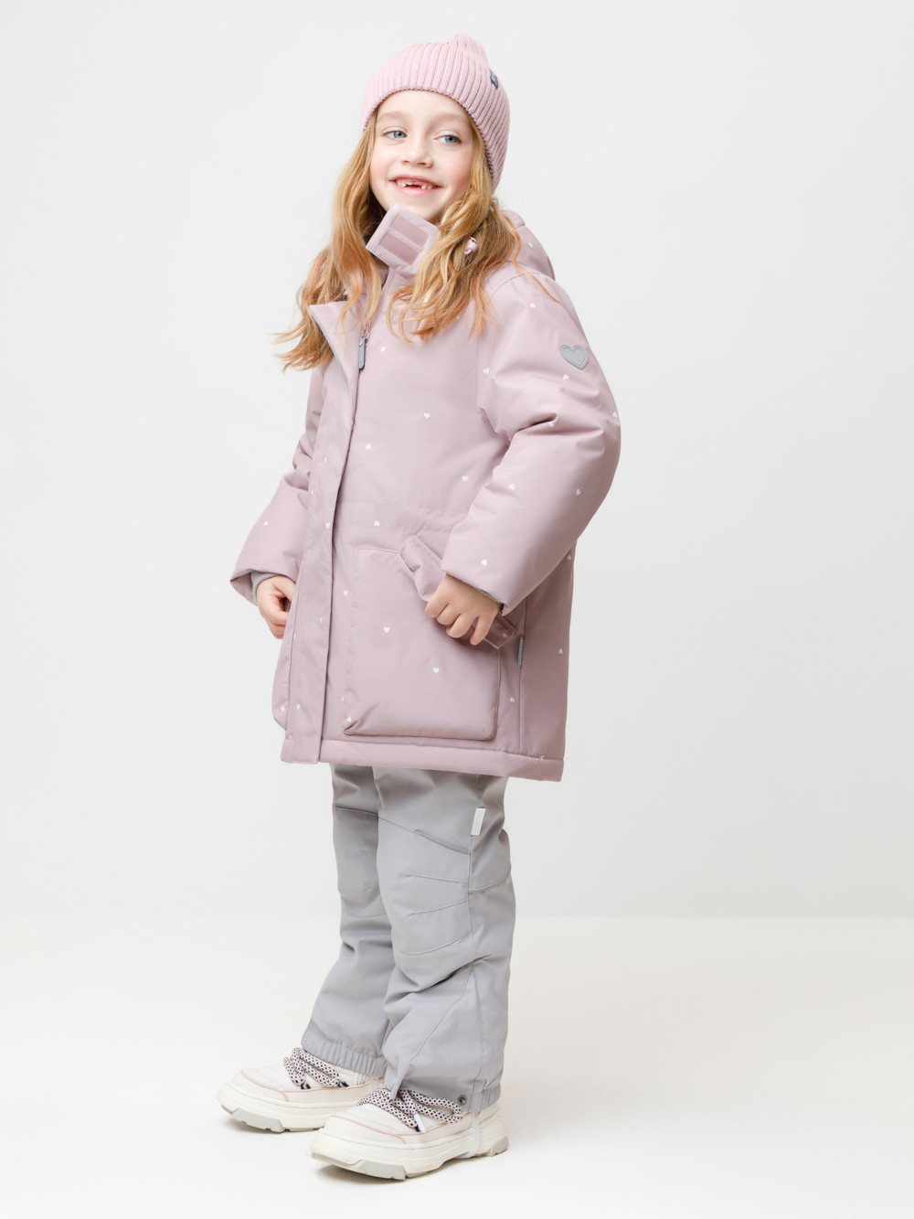 Куртка для девочки, артикул: ВК 38120/н/5 ГР, цвет: розовый, фото 3