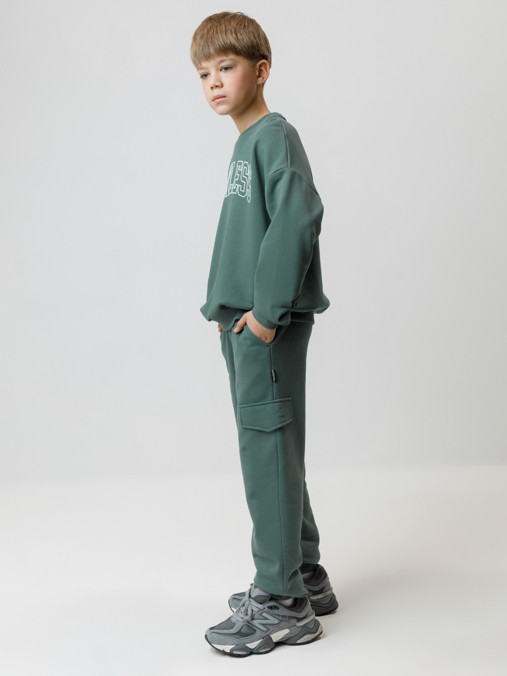 Свитшоты для мальчика, артикул: КР 302843, цвет: зеленый, фото 3