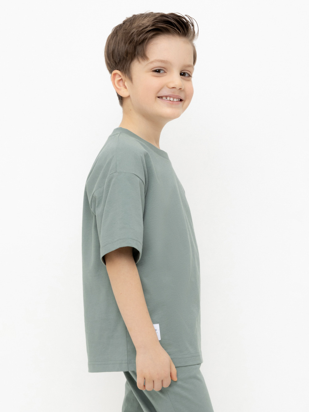 Футболка для мальчика, артикул: КР 302401, цвет: зеленый, фото 3