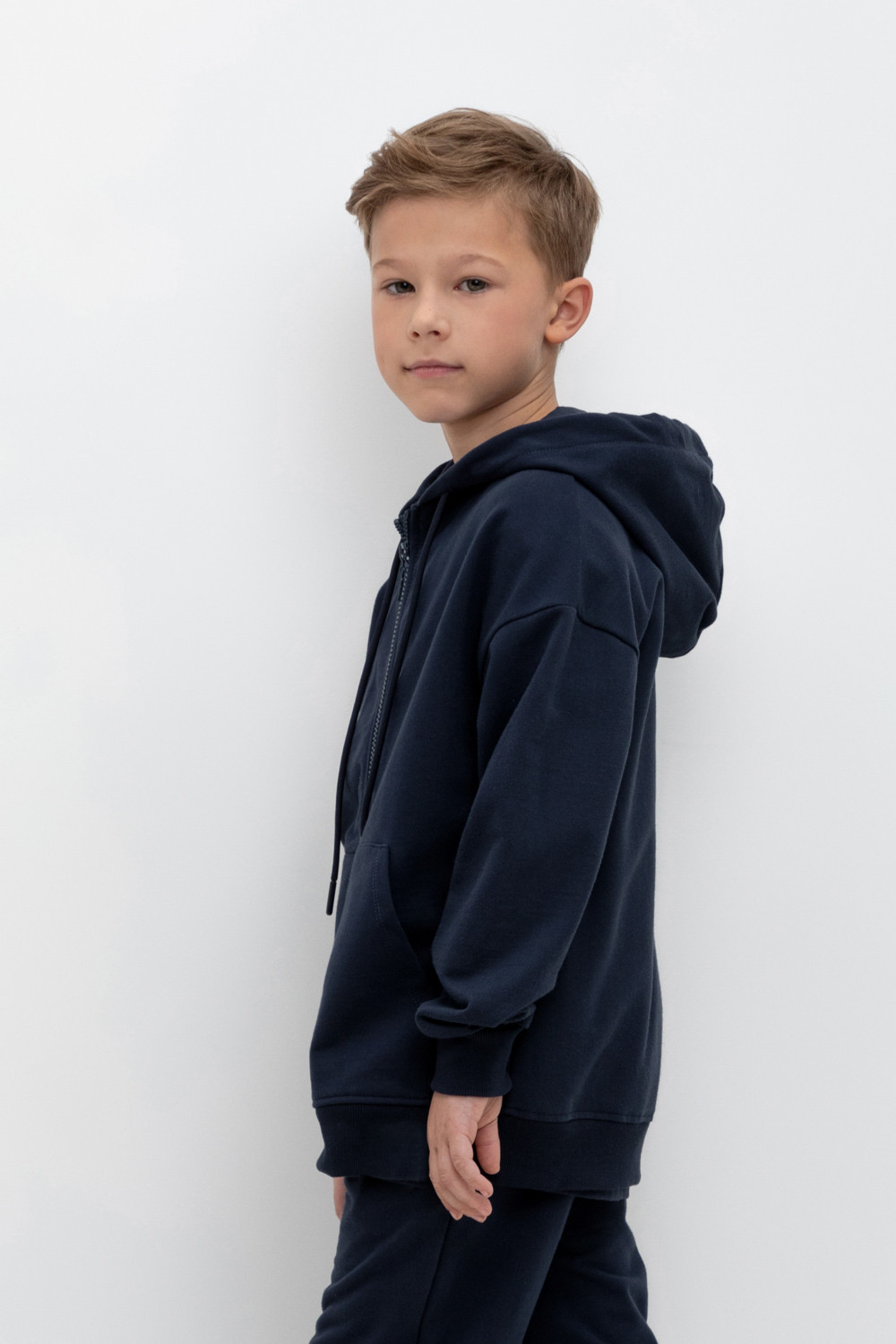 Жакет для мальчика, артикул: КР 302402, цвет: темно-синий, фото 3