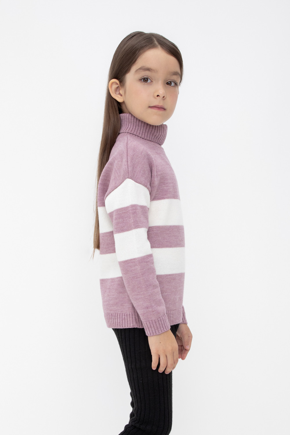 Джемпер для девочки, артикул: КВ 30134/ш, цвет: розовый, фото 3