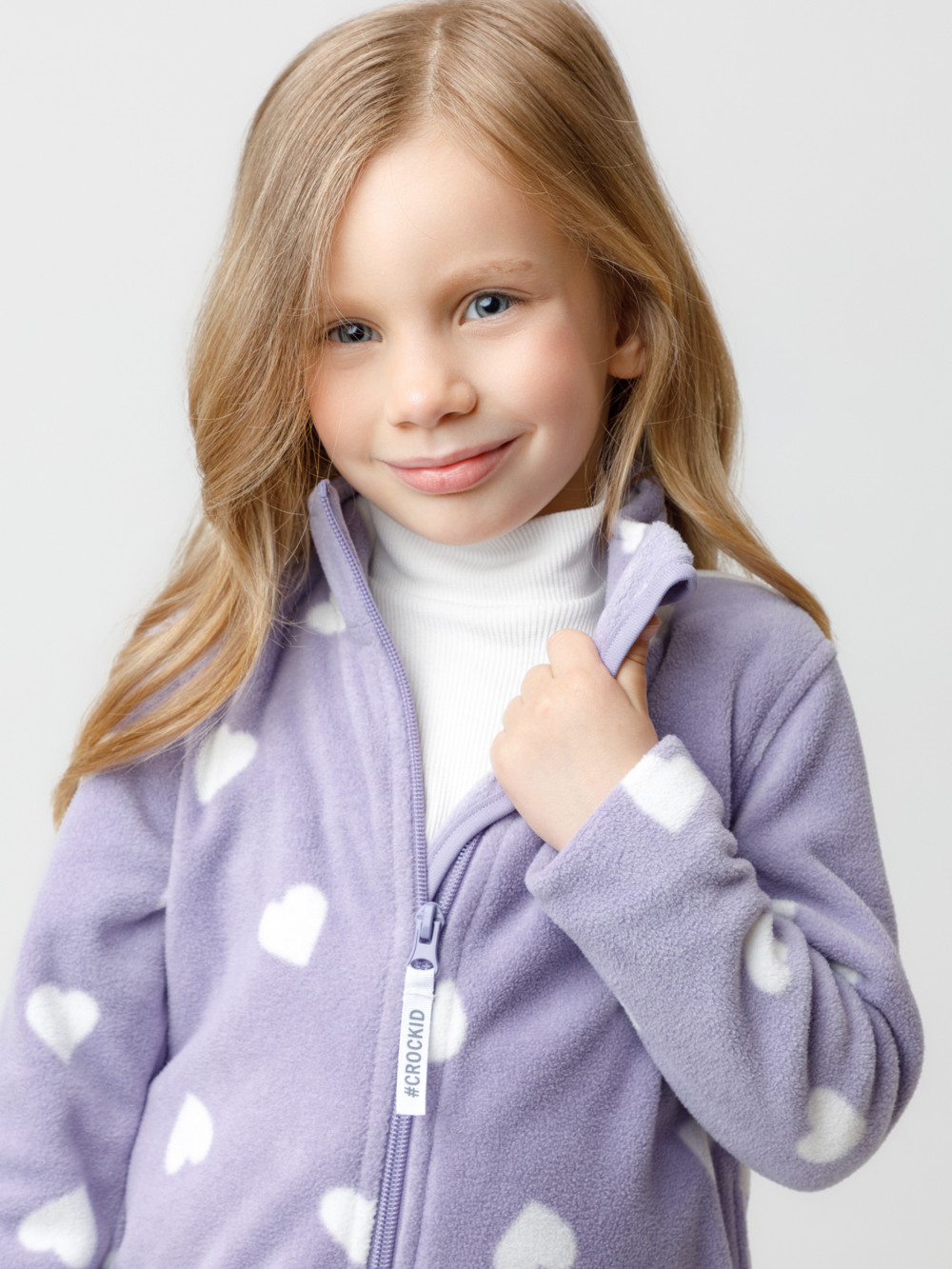 Куртка для девочки, артикул: ФЛ 34025-1/н/41 ГР, цвет: фиолетовый, фото 3