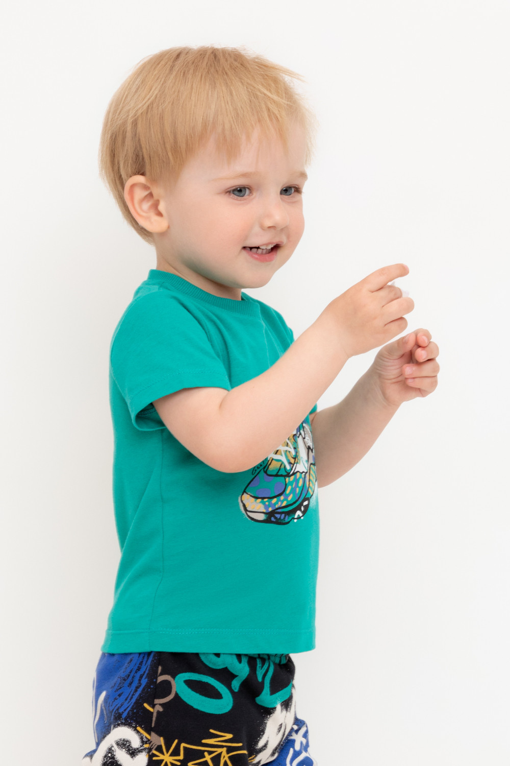 Футболка для мальчика, артикул: КР 302651, цвет: зеленый, фото 3