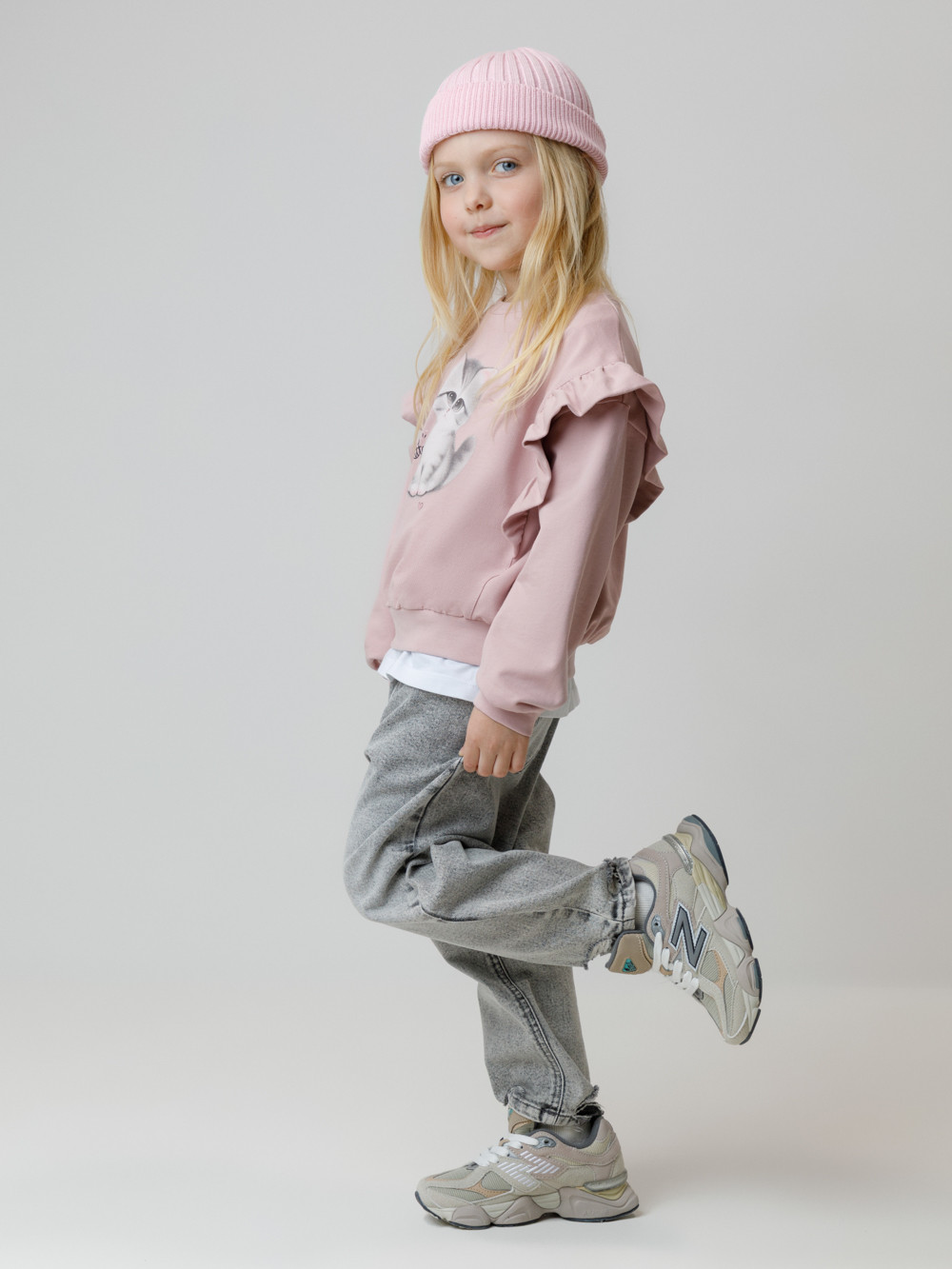 Свитшоты для девочки, артикул: КР 302830, цвет: розовый, фото 3