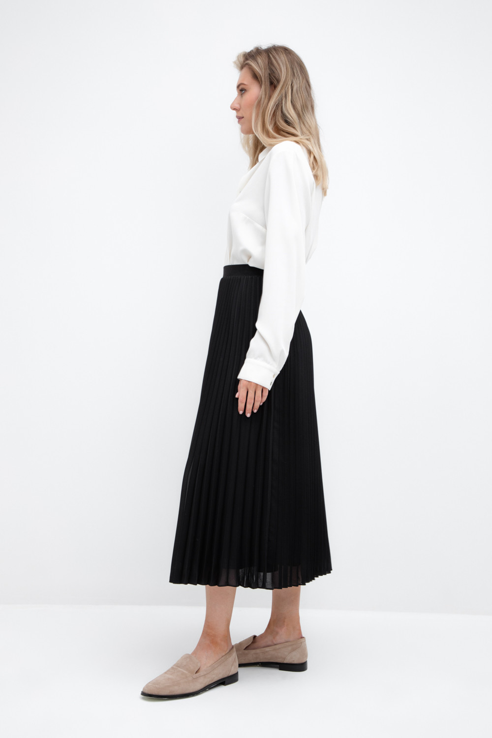 Юбки женские для мам, артикул: ЕТ 70002, цвет: черный, фото 3