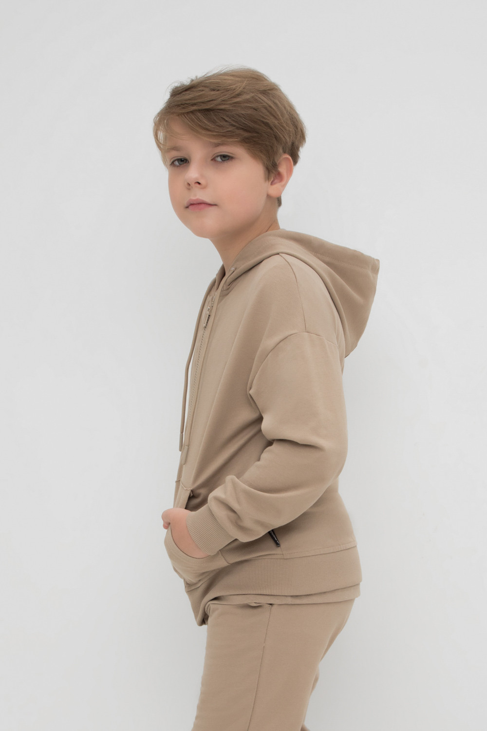 Жакеты, куртки, артикул: К 302139, цвет: бежевый, фото 3