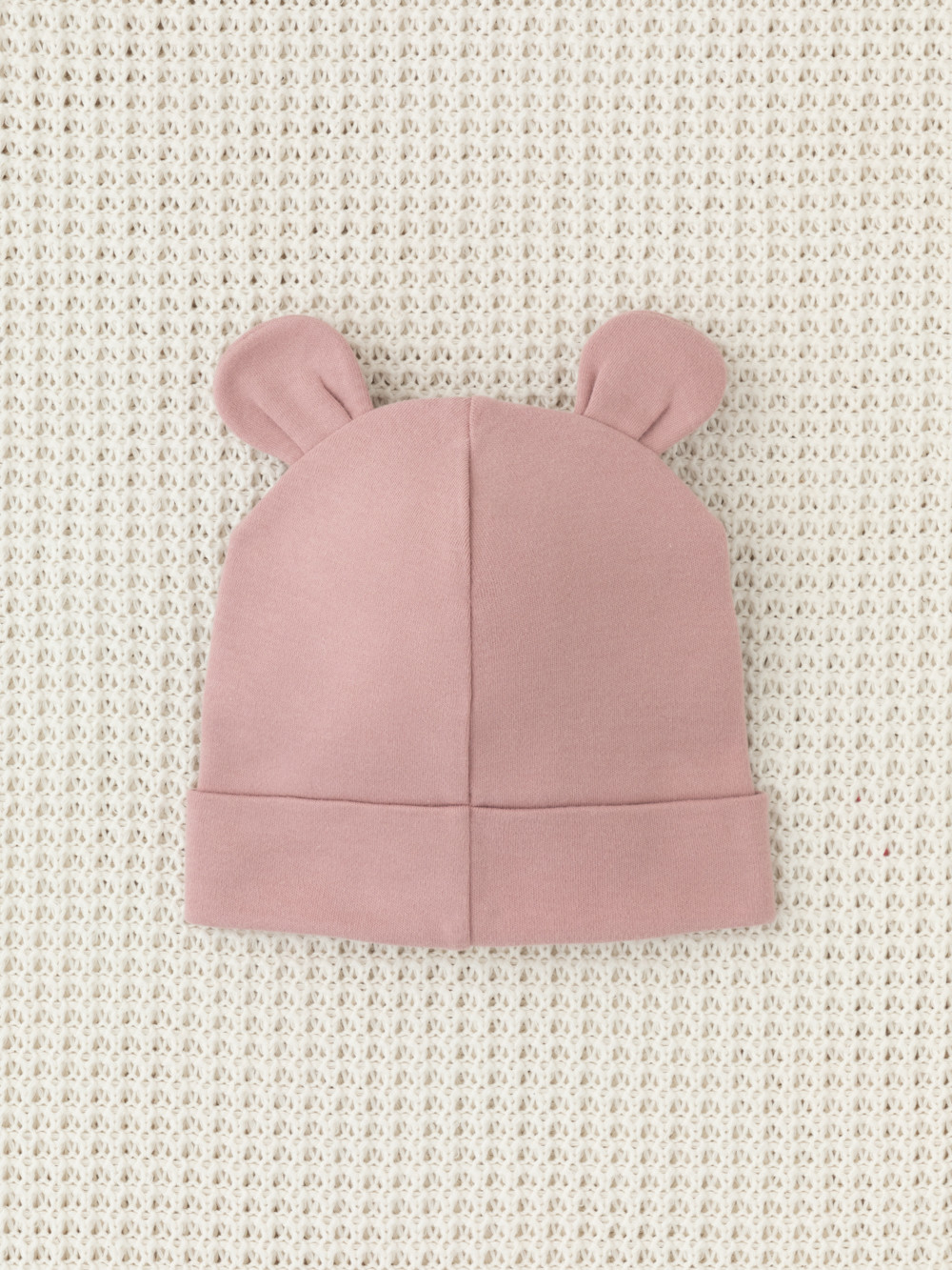 Шапочка ясельная для новорожденных, артикул: К 8093, цвет: розовый, фото 3