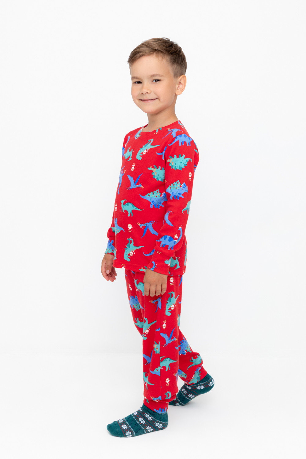 Пижама для мальчика, артикул: К 1552, цвет: красный, фото 3