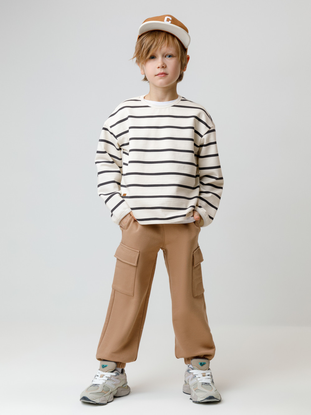 Брюки для мальчика, артикул: КР 400854, цвет: коричневый, фото 3