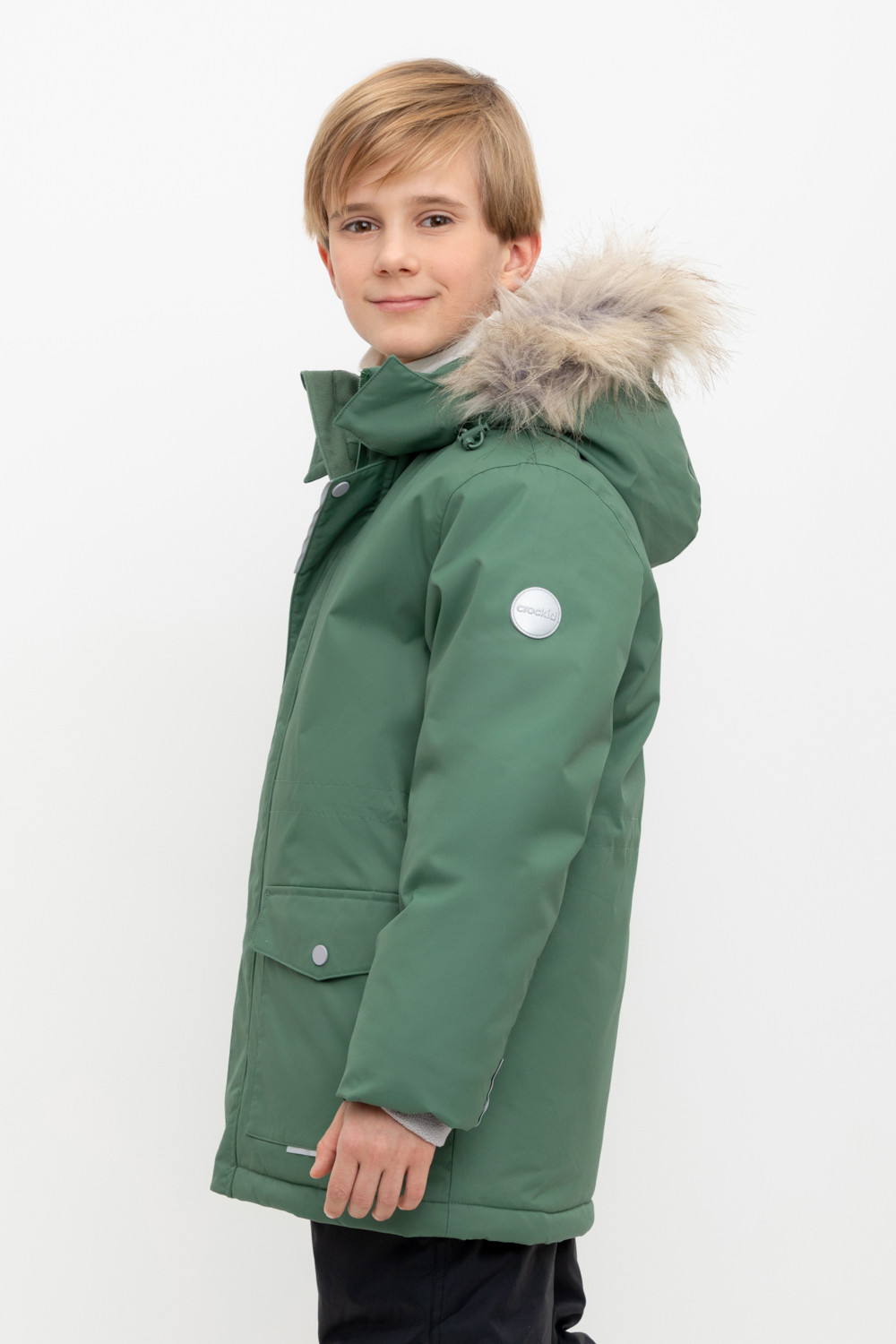 Куртки для мальчика, артикул: ВК 36103/1 ГР (122-158), цвет: зеленый, фото 3