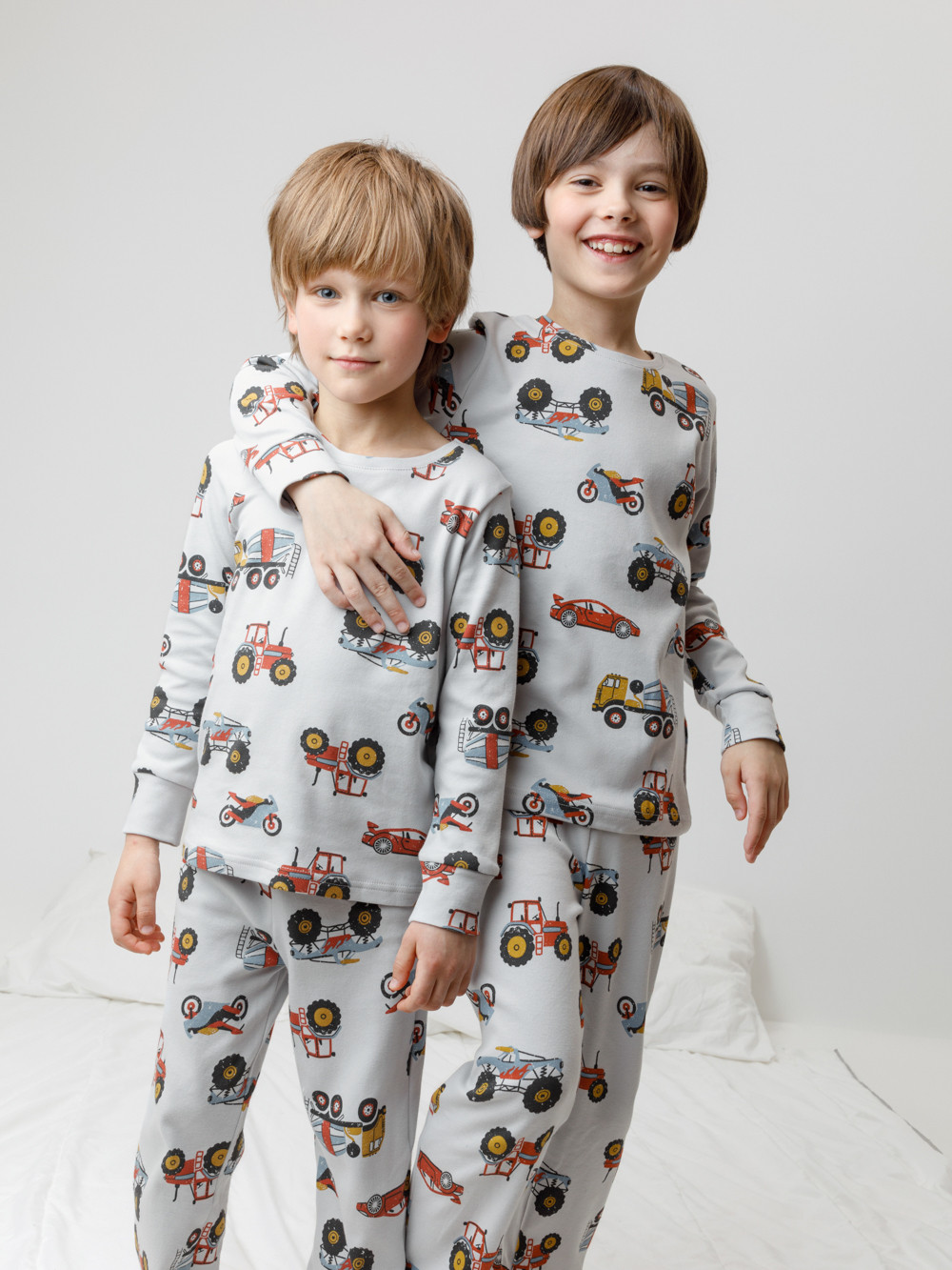 Пижама для мальчика, артикул: К 1552, цвет: светло-серый5, фото 3