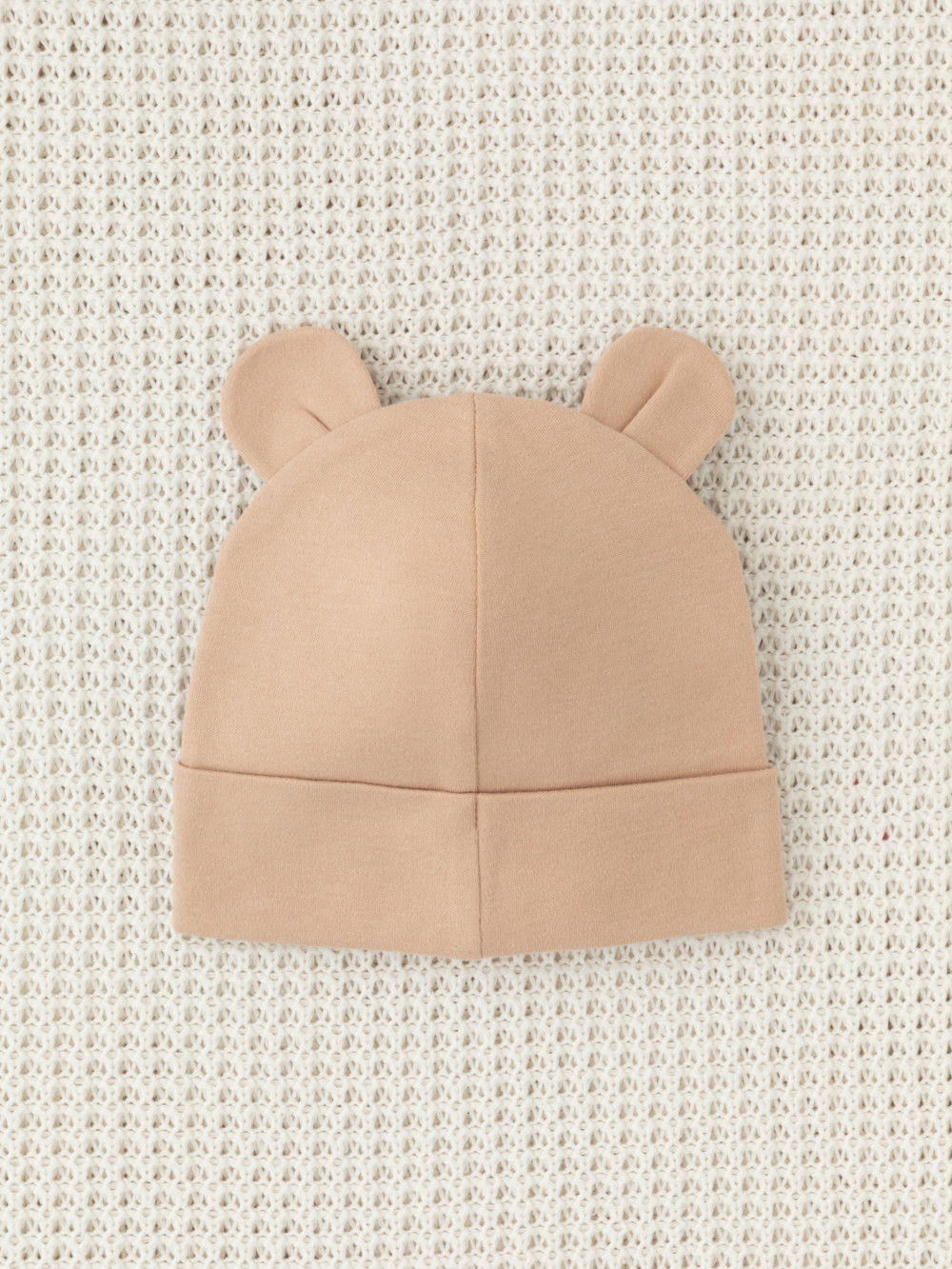 Шапочка ясельная для новорожденных, артикул: К 8093, цвет: бежевый, фото 3