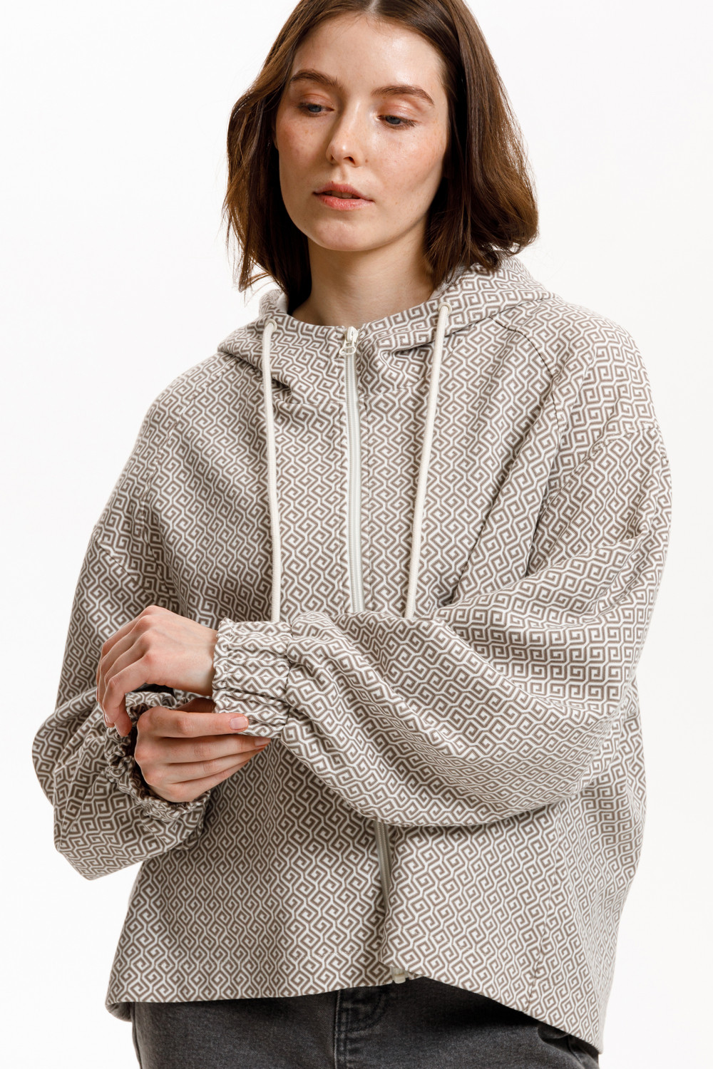 Жакеты, куртки женские для мам, артикул: ЕВТ 3300, цвет: светло-серый5, фото 3