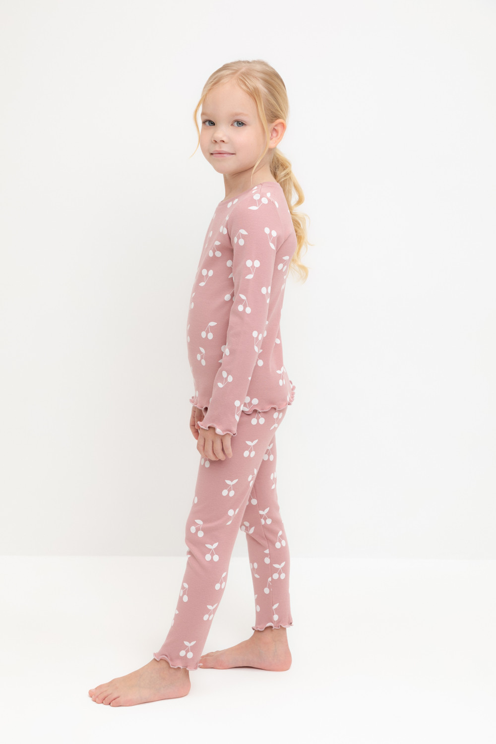 Пижама для девочки, артикул: К 1618, цвет: розовый, фото 3