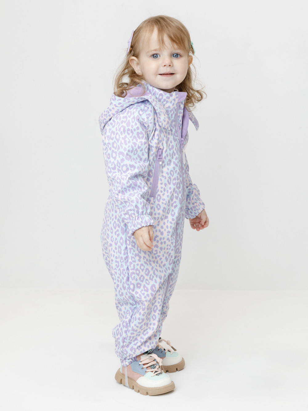 Комбинезоны утепленные для девочки, артикул: ВК 60088/н/22 Ал, цвет: минт, фото 3