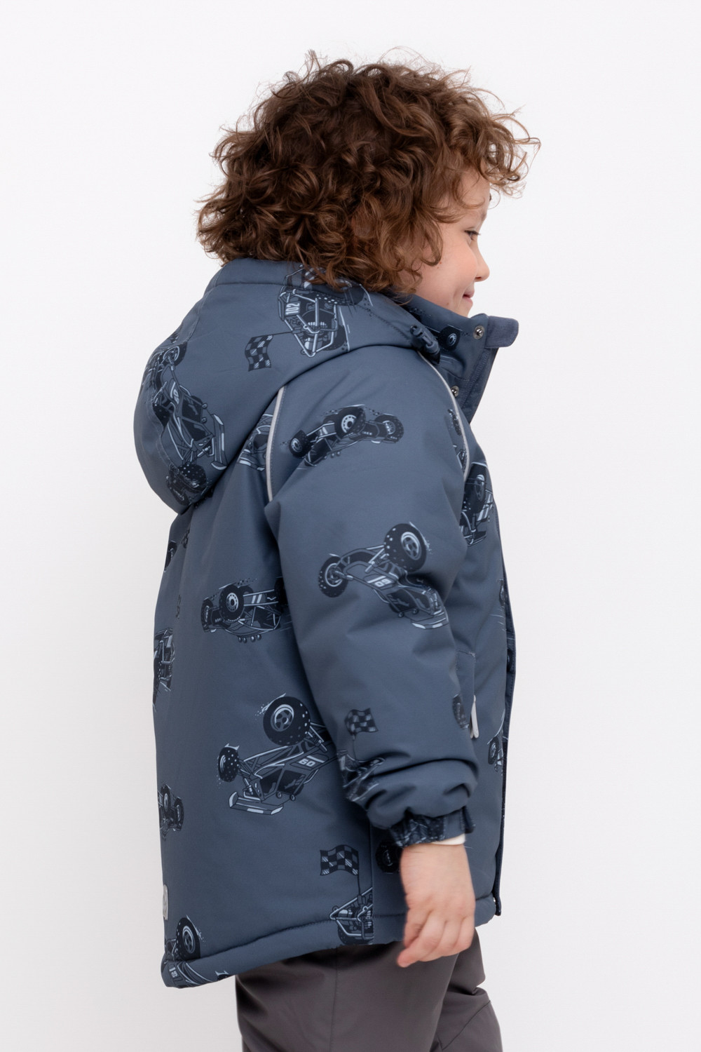 Куртки для мальчика, артикул: ВК 36084/н/5 ГР, цвет: синий, фото 3