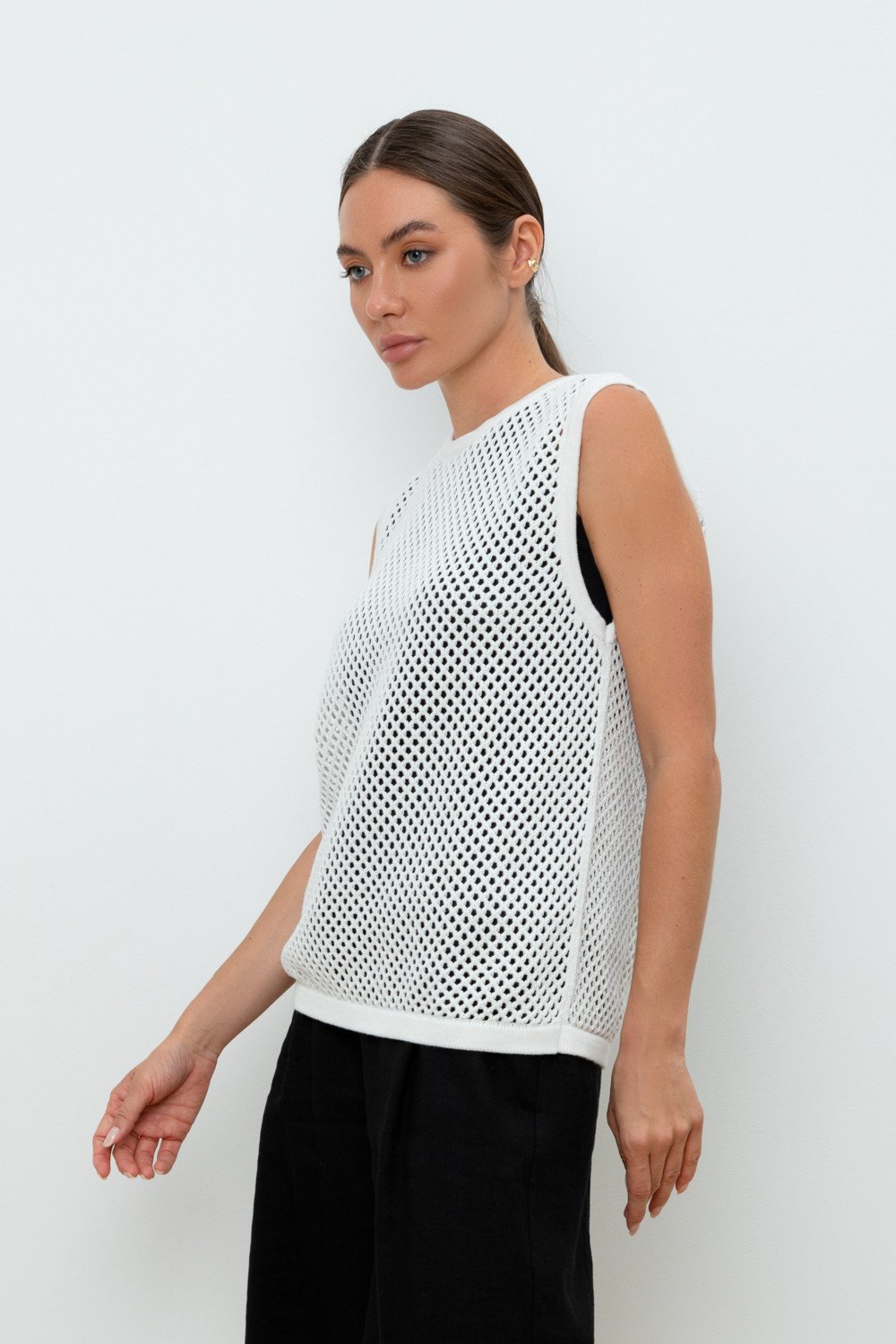 Майки женские для мам, артикул: ЕВ 30154, цвет: бежевый, фото 3