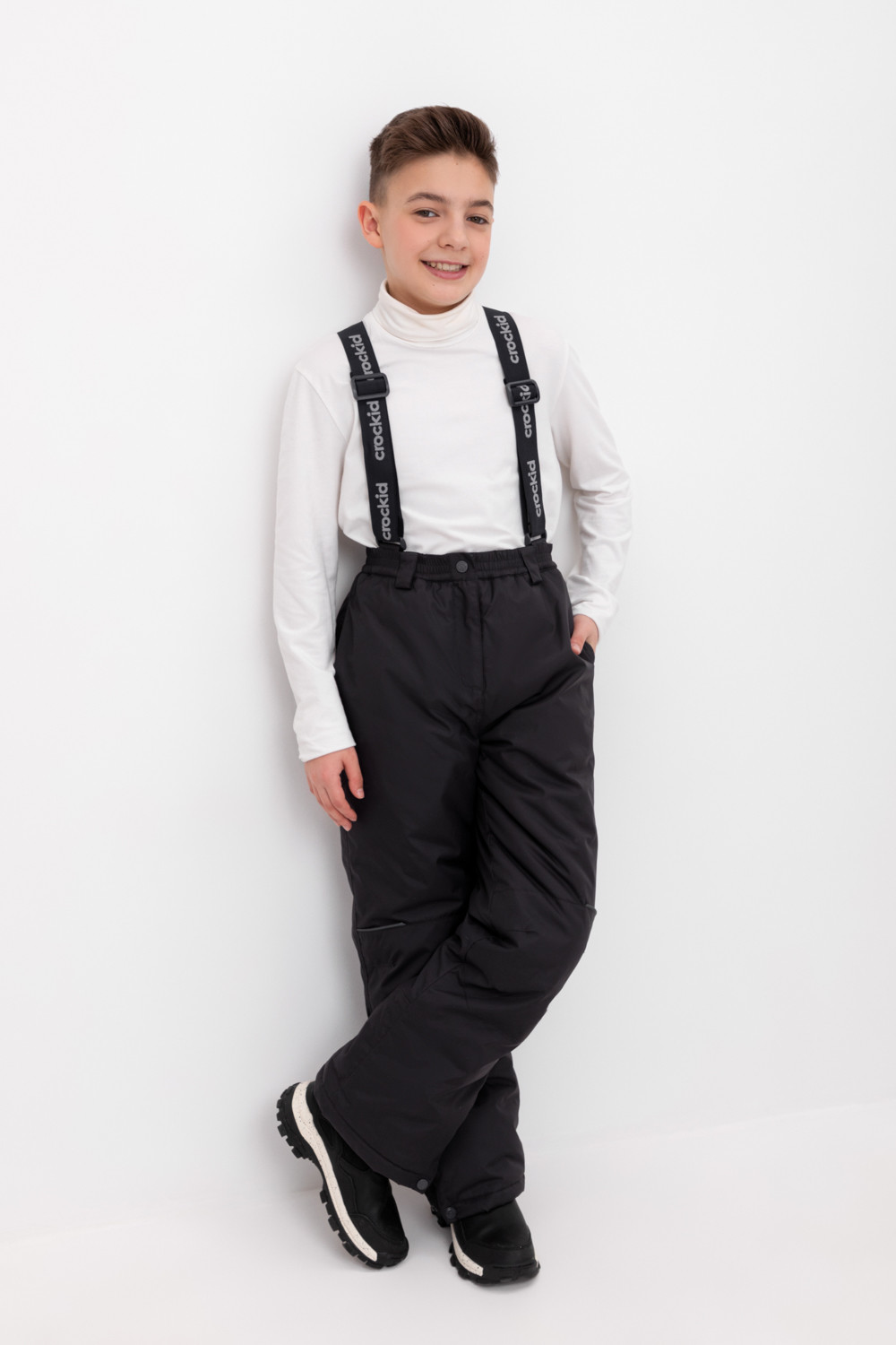 Брюки утепленные, артикул: ВК 40006/24/7 ГР, цвет: темно-серый, фото 3