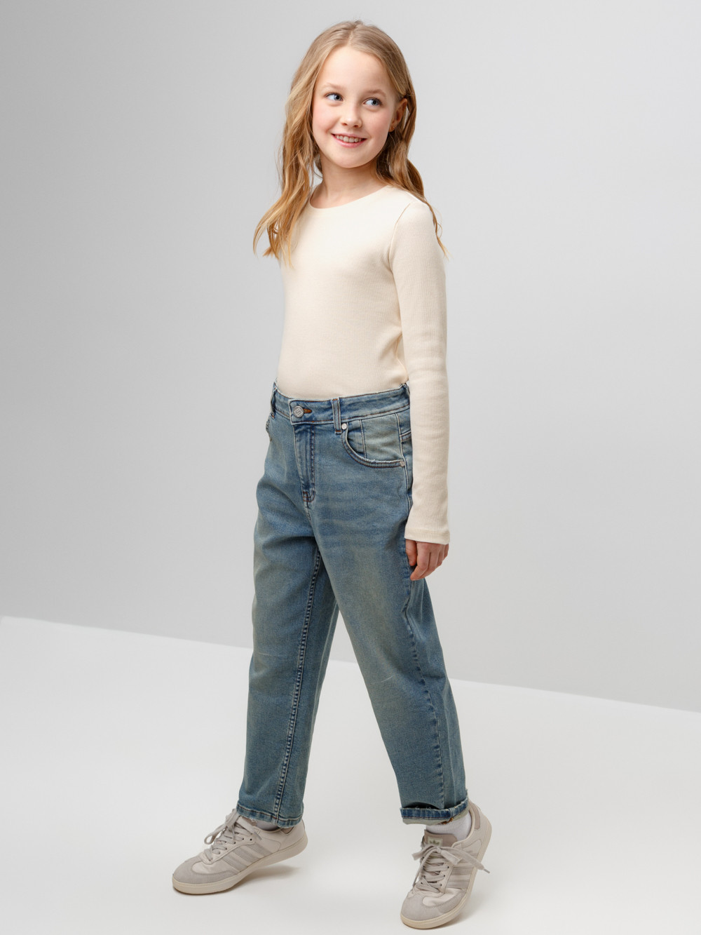 Джемпер для девочки, артикул: КР 302673-1, цвет: голубой, фото 3