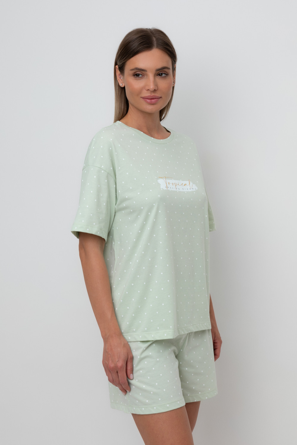 Комплекты для дома для мам, артикул: Е 20143, цвет: зеленый, фото 3