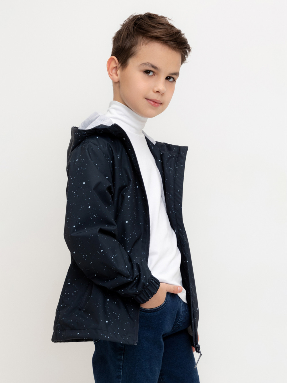 Куртки для мальчика, артикул: ВК 30141/н/3 Ал, цвет: темно-синий, фото 3