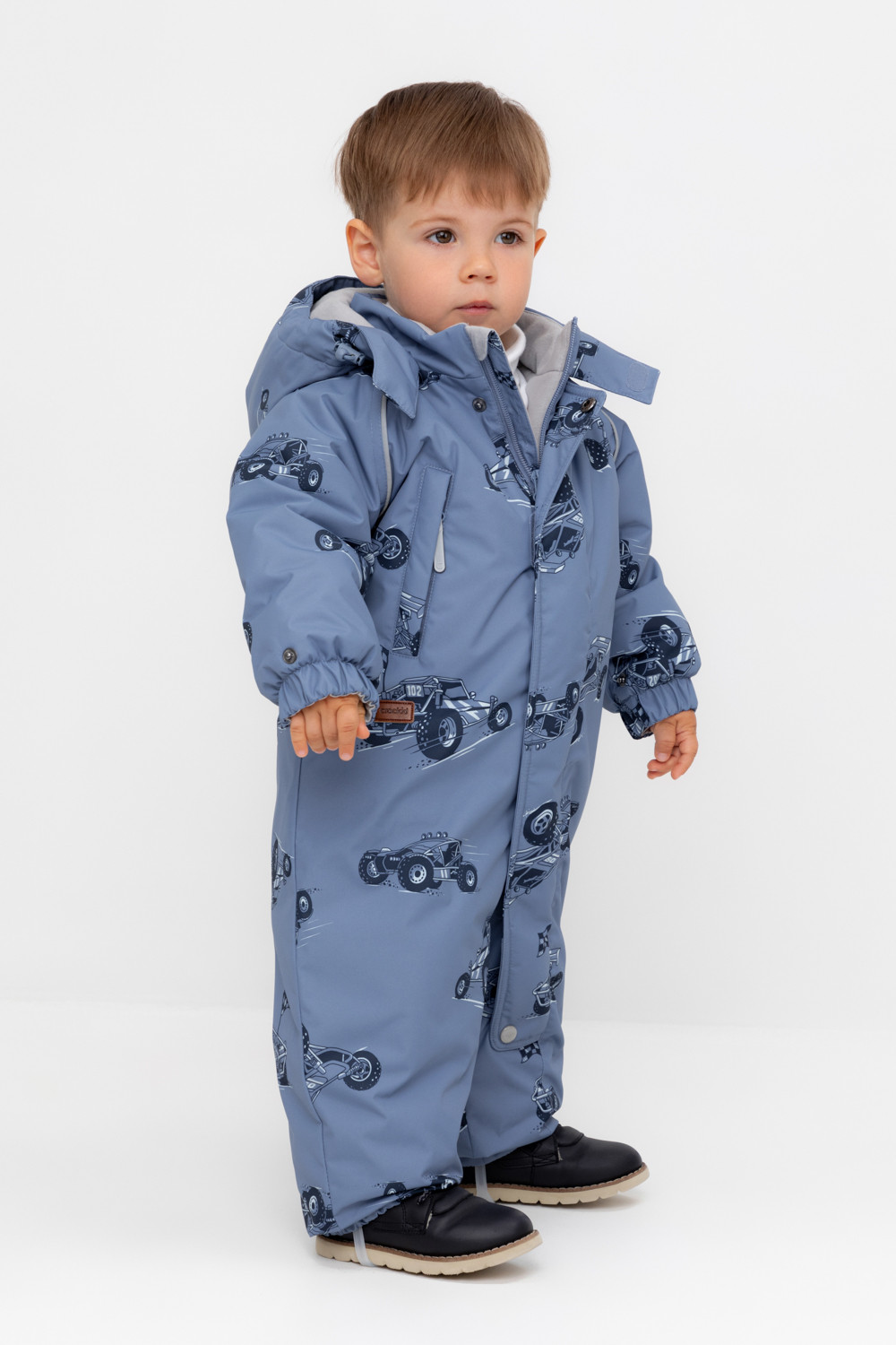 Комбинезоны утепленные для мальчика, артикул: ВК 60032/н/53 Ал, цвет: голубой, фото 3