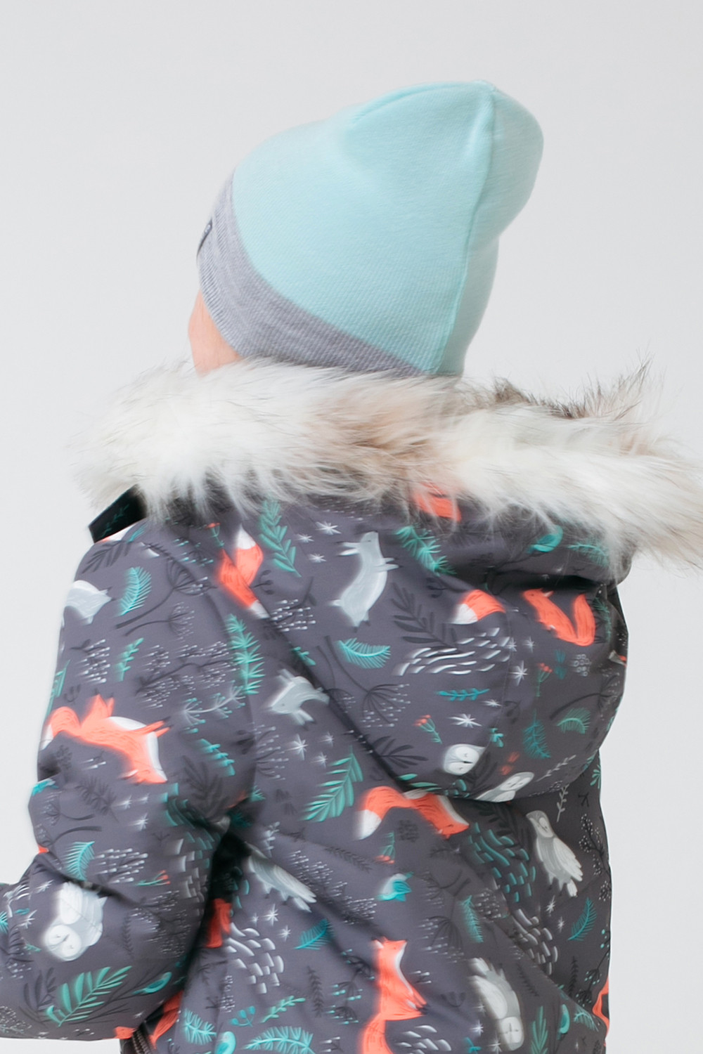 Шапка для девочки, артикул: КВ 20177/21ш, цвет: бирюзовый, фото 3