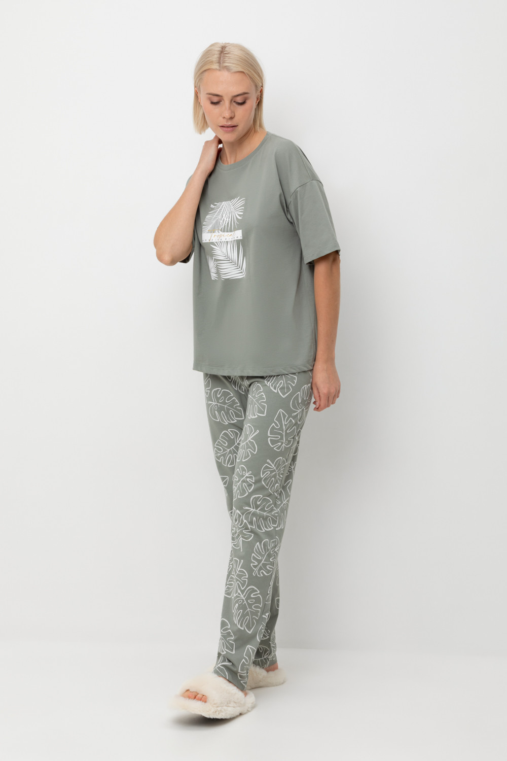 Комплекты для дома для мам, артикул: Е 20142, цвет: зеленый, фото 3