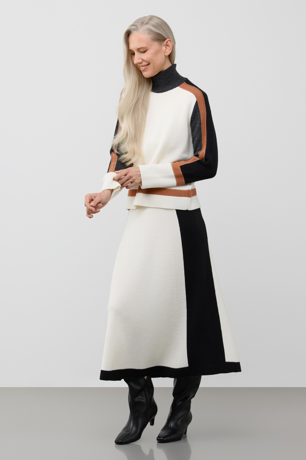 Джемперы женские для мам, артикул: ЕВ 30227/ш, цвет: бежевый, фото 3