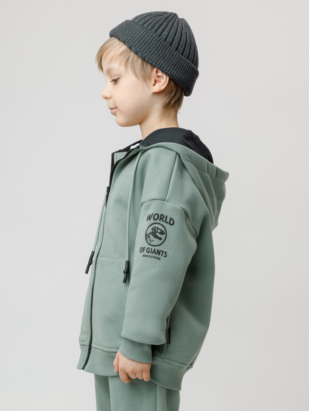 Толстовки для мальчика, артикул: КР 302853, цвет: хаки, фото 3