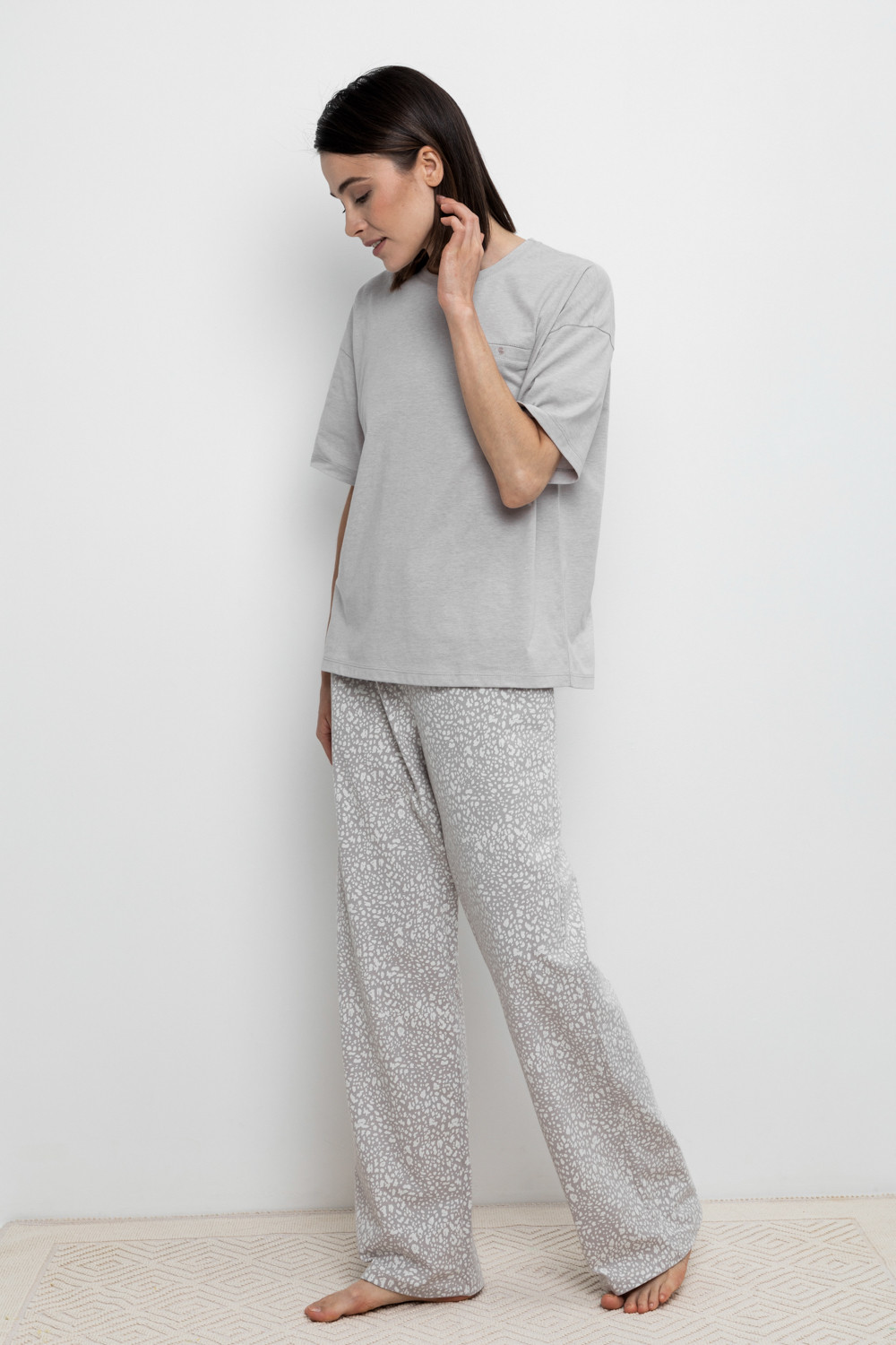 Комплекты для дома для мам, артикул: Е 20113, цвет: светло-серый5, фото 3