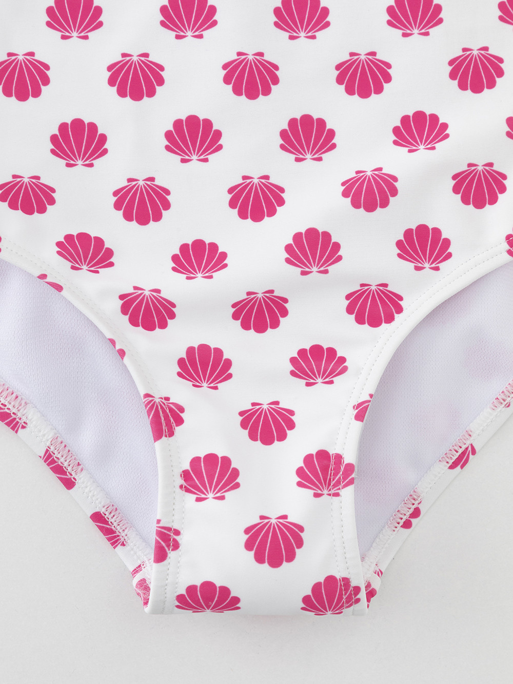 Купальник для девочки, артикул: ТК 16027/1н ФВ, цвет: белый, фото 3