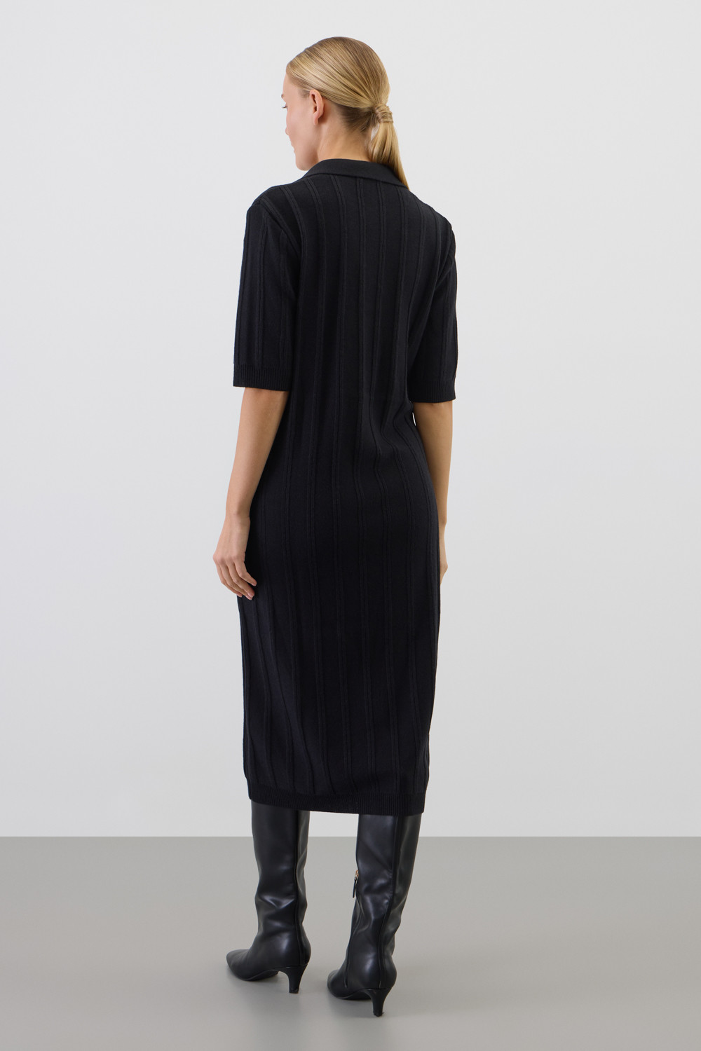 Платья женские для мам, артикул: ЕВ 531/ш, цвет: черный, фото 3