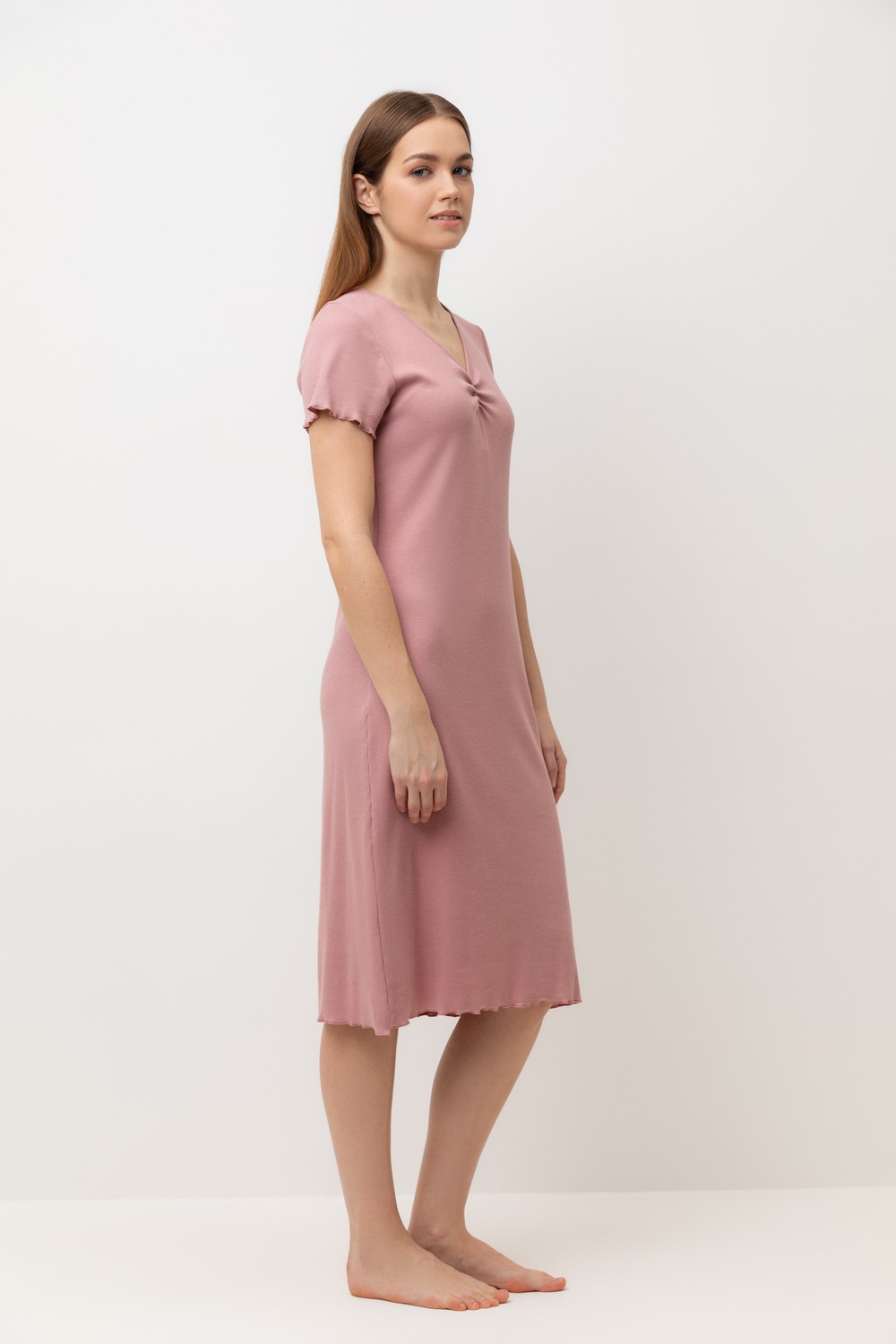 Сорочки ночные женские для мам, артикул: Е 10063, цвет: розовый, фото 3