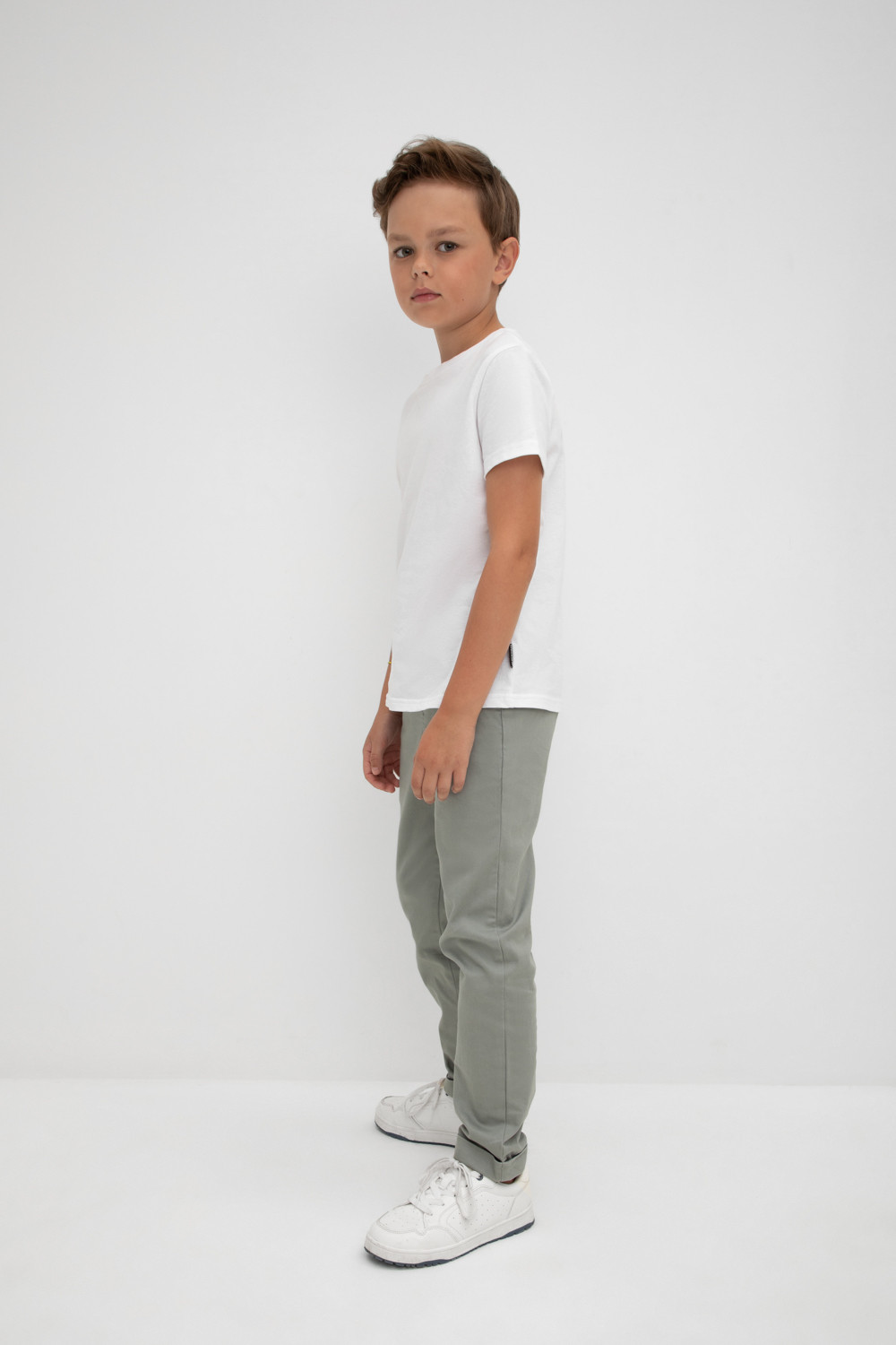 Брюки для мальчика, артикул: ТК 46141, цвет: зеленый, фото 3