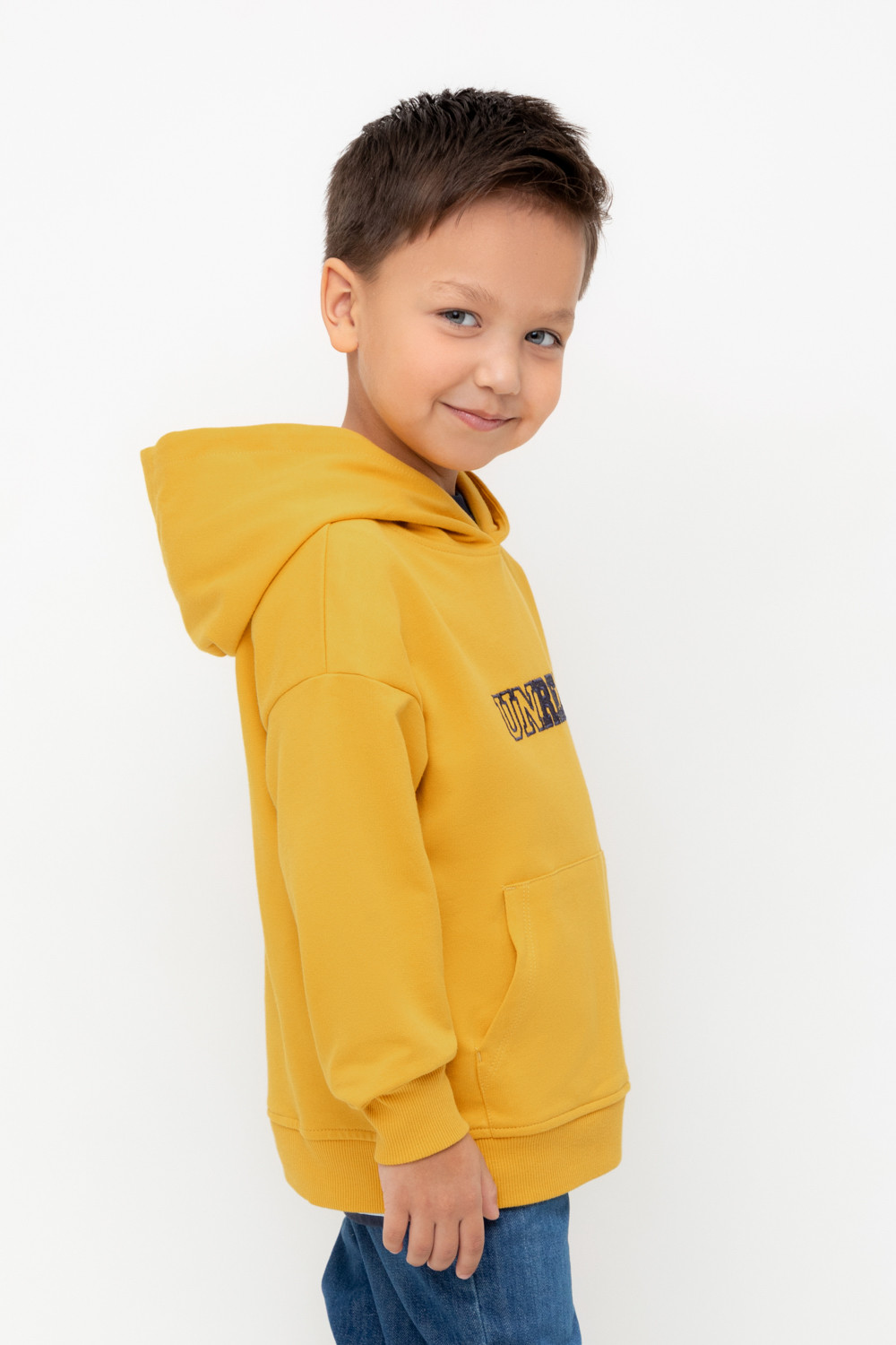 Толстовки для мальчика, артикул: КР 302596, цвет: горчица, фото 3