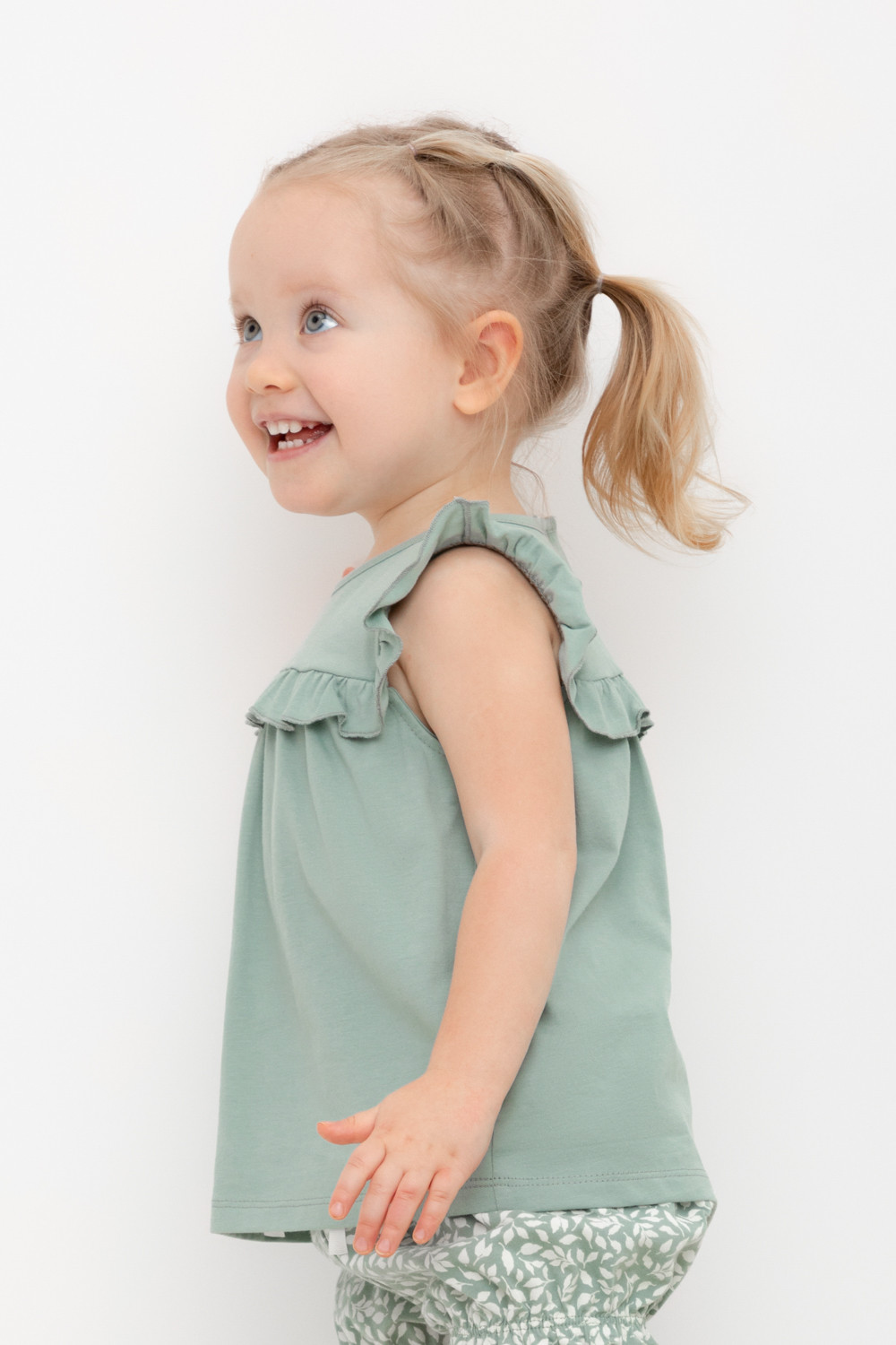 Футболка для девочки, артикул: КР 302443, цвет: минт, фото 3