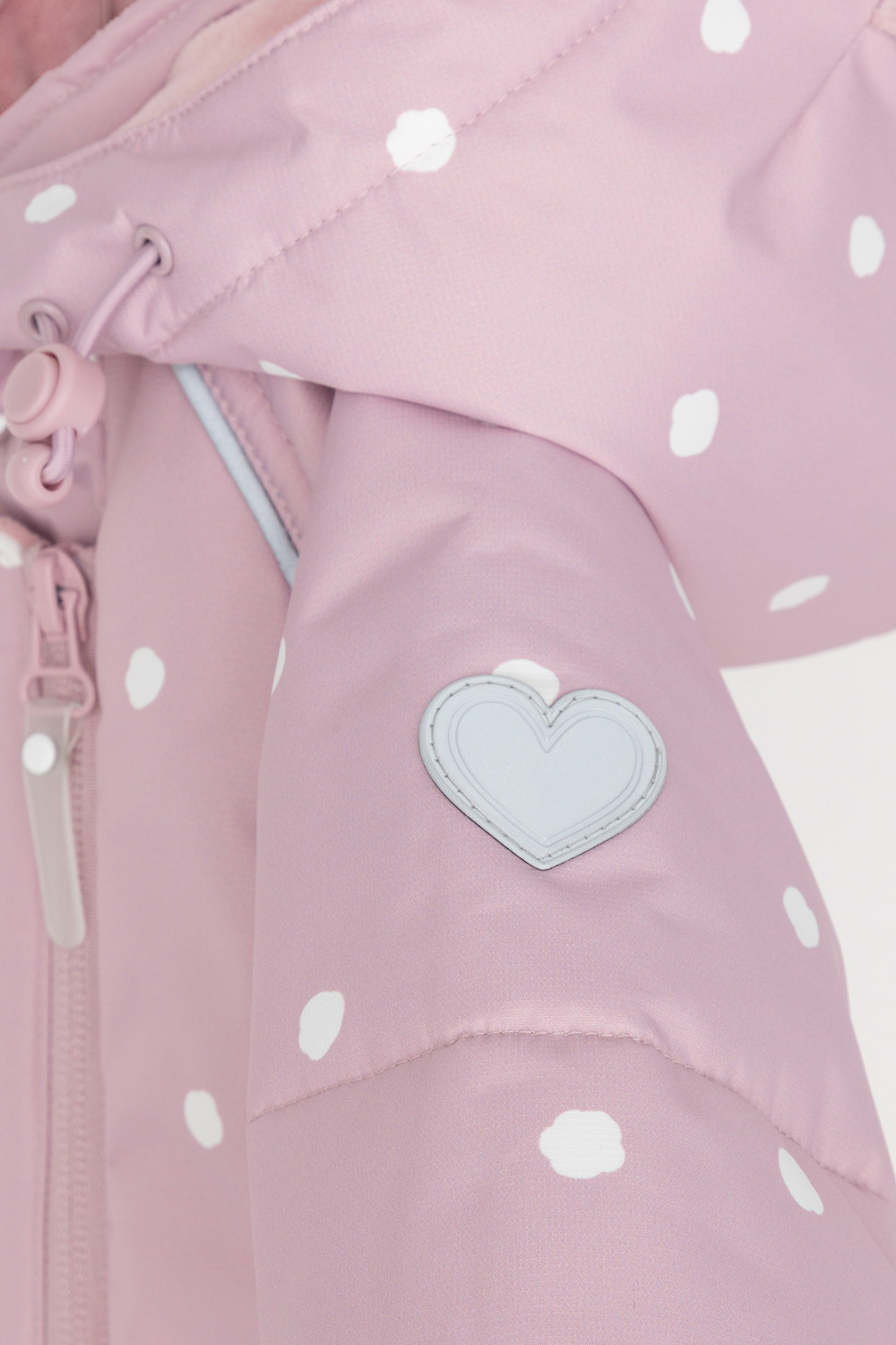 Комбинезоны утепленные для девочки, артикул: ВК 60094/н/5 УЗГ, цвет: светло-розовый, фото 3