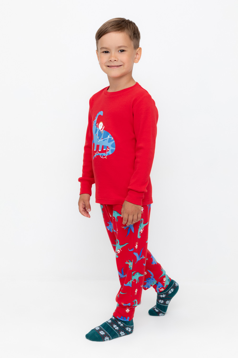 Пижама для мальчика, артикул: К 1541, цвет: красный, фото 3