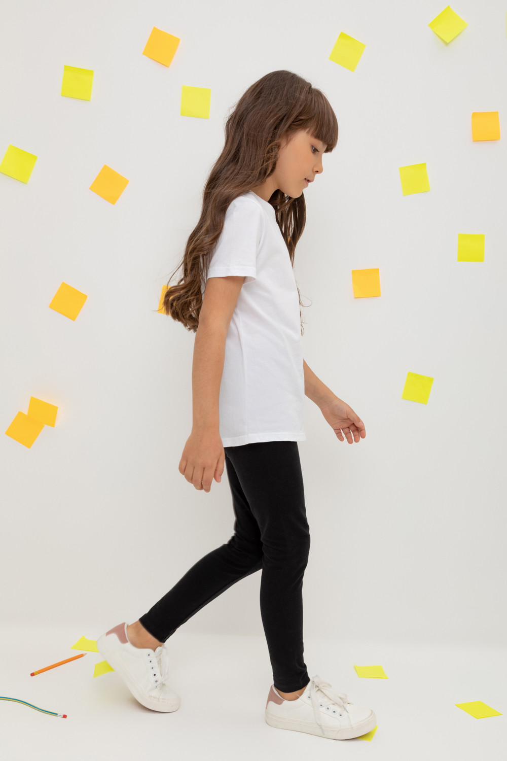 Лосины для девочки, артикул: К 400580/1, цвет: черный, фото 3