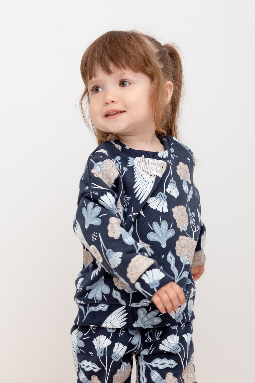 Джемпер для девочки, артикул: КР 302220, цвет: темно-синий, фото 3