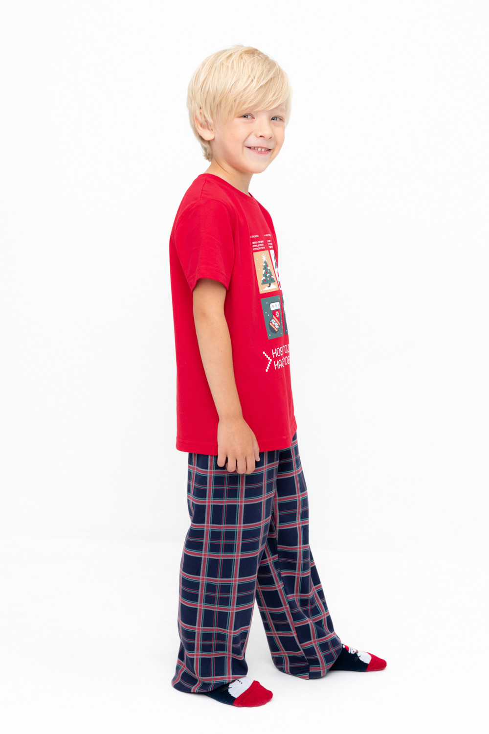 Пижама для мальчика, артикул: К 1599, цвет: красный, фото 3