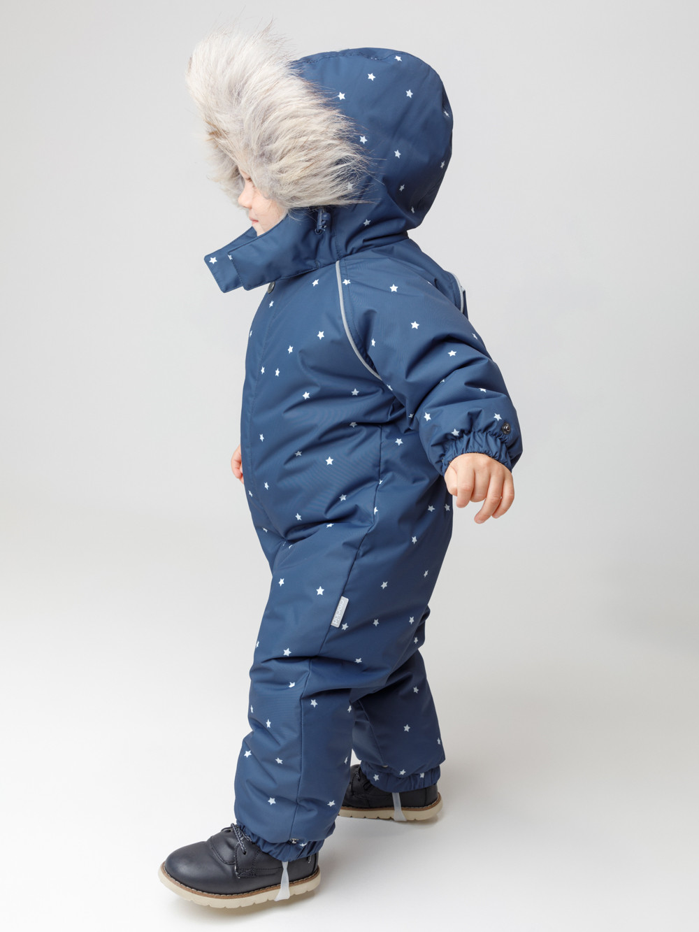 Комбинезоны утепленные для мальчика, артикул: ВК 60116/н/20 Ал, цвет: темно-синий, фото 3