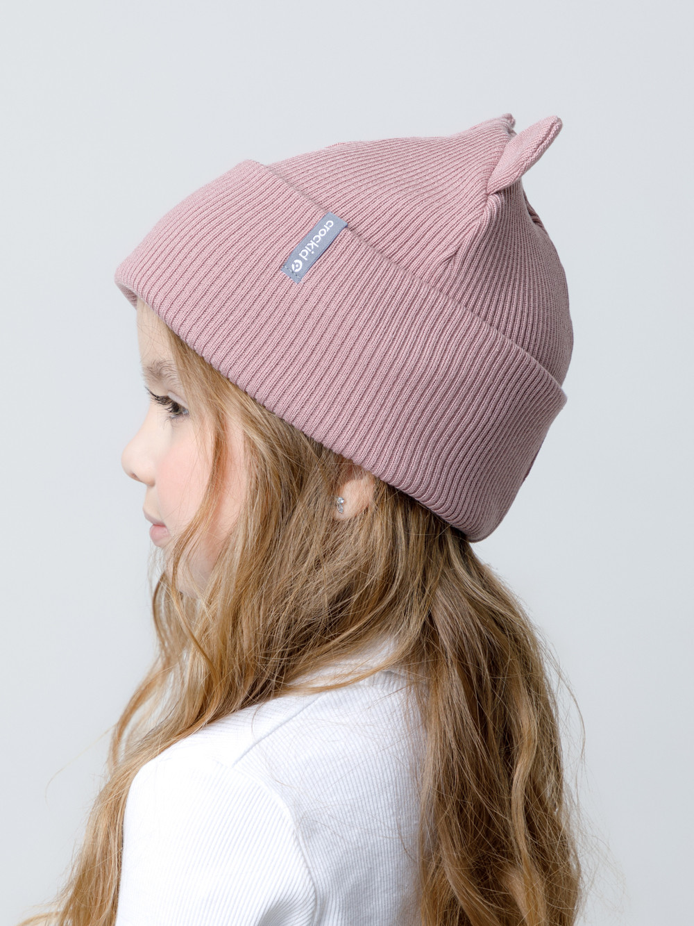 Шапка для девочки, артикул: КВ 20424, цвет: розовый, фото 3