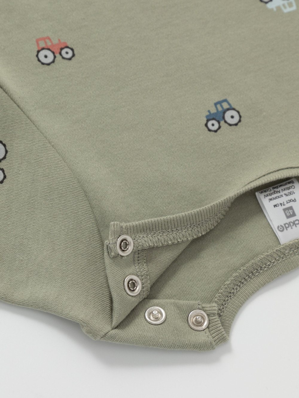 Футболка для новорожденных, артикул: К 301156-2уп, цвет: хаки, фото 3
