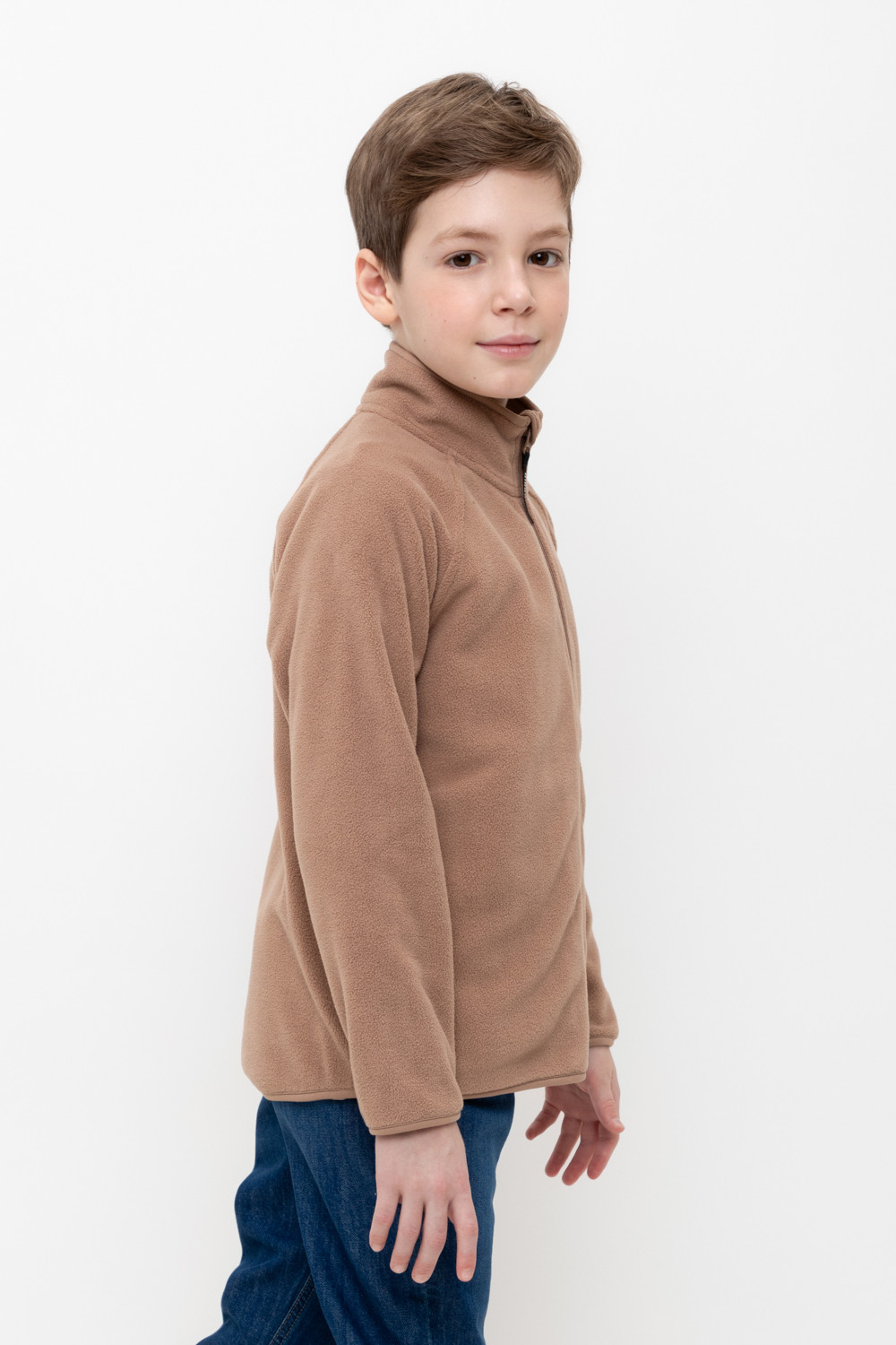 Куртка для мальчика, артикул: ФЛ 34011/29 ГР, цвет: бежевый, фото 3